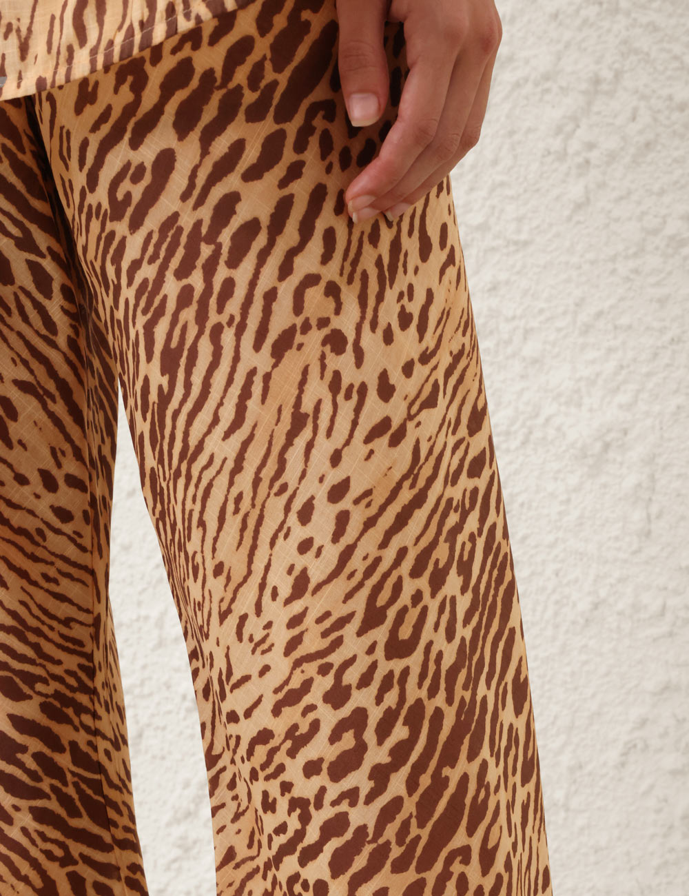Zimmermann 25 Spring Summer Collection: Cascadian Panther Print Top and Pants - 图片 6