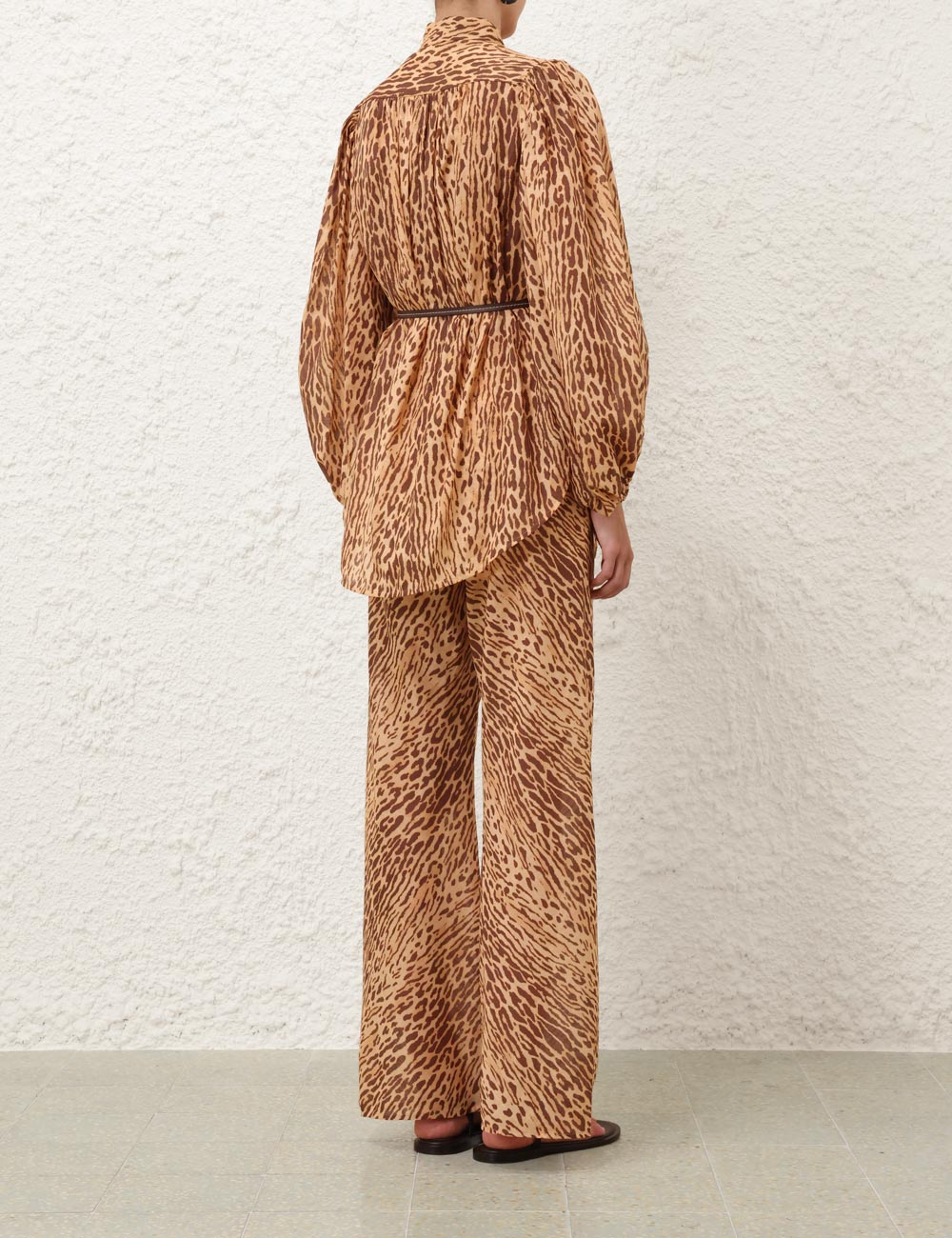 Zimmermann 25 Spring Summer Collection: Cascadian Panther Print Top and Pants - 图片 3