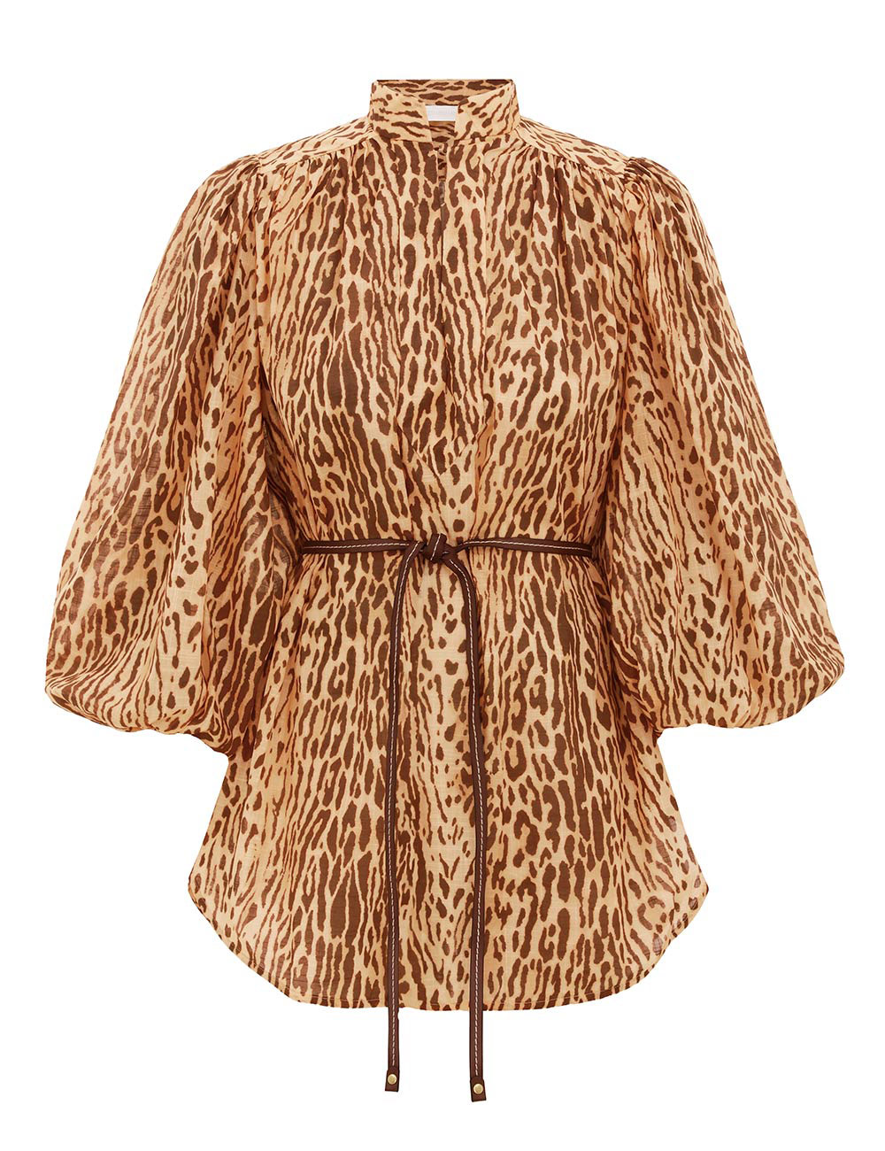 “New Zimmermann 25 Spring Summer Collection: Cascadian Tan Panther Print Top and Pants in Retro Pattern” - 图片 3