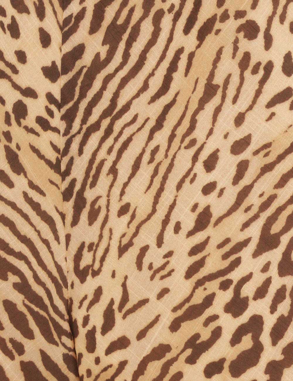 “New Zimmermann 25 Spring Summer Collection: Cascadian Tan Panther Print Top and Pants in Retro Pattern” - 图片 6