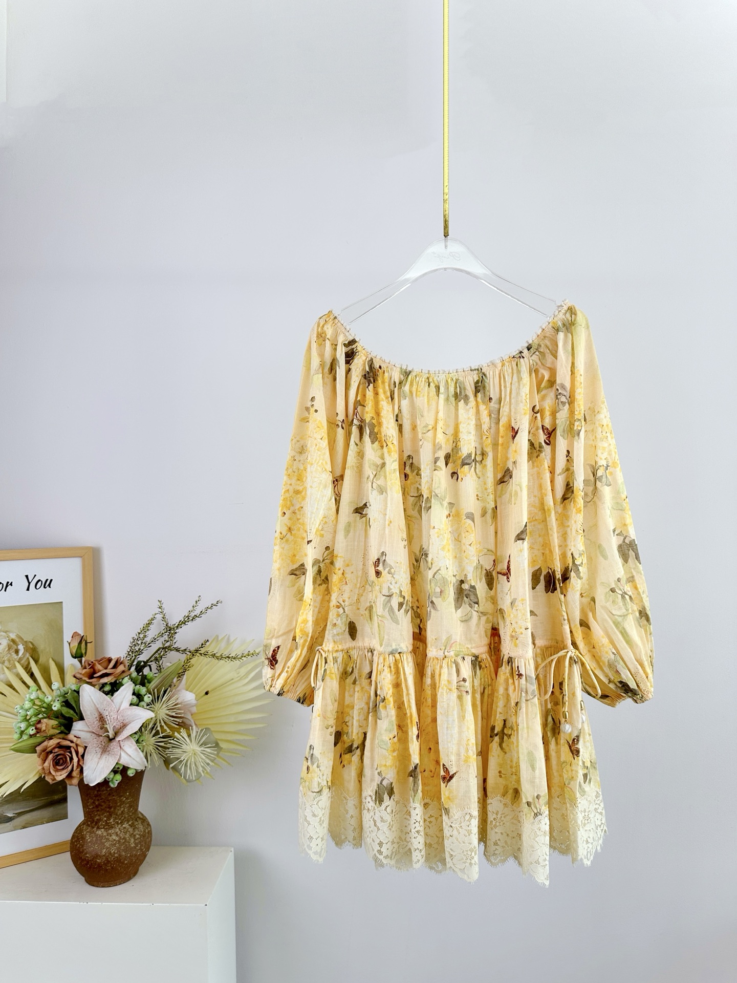 Zimmermann Cascadian Lace-Up Mini Dress | Elegant Cotton Long Sleeve 3 i1755068016988 803 0 1