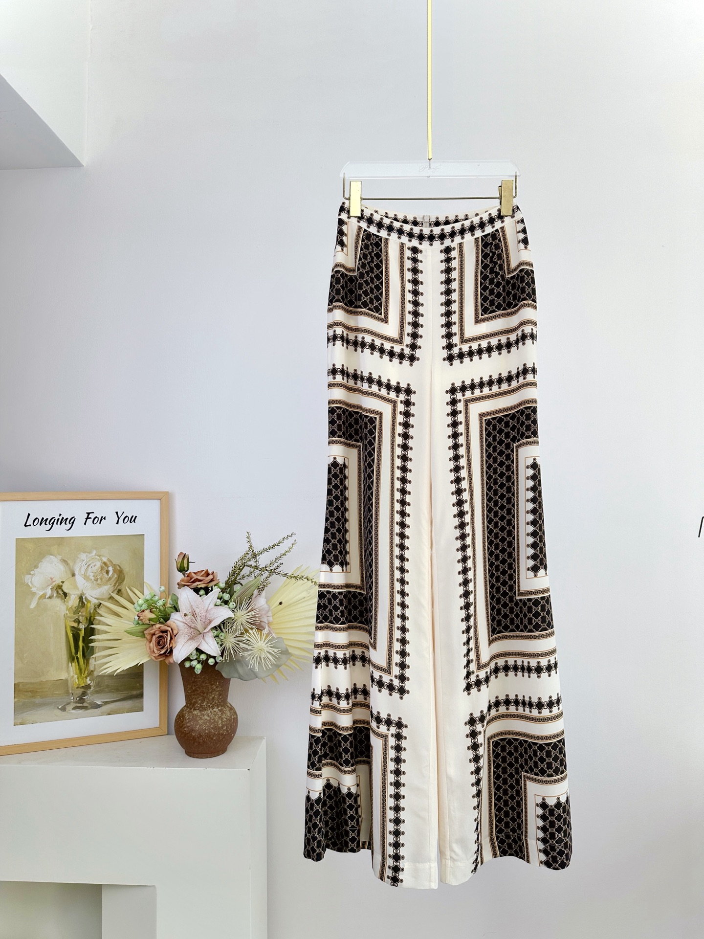Zimmermann Hypnotic Geometrische Flare Broek - Elegante Damesbroek