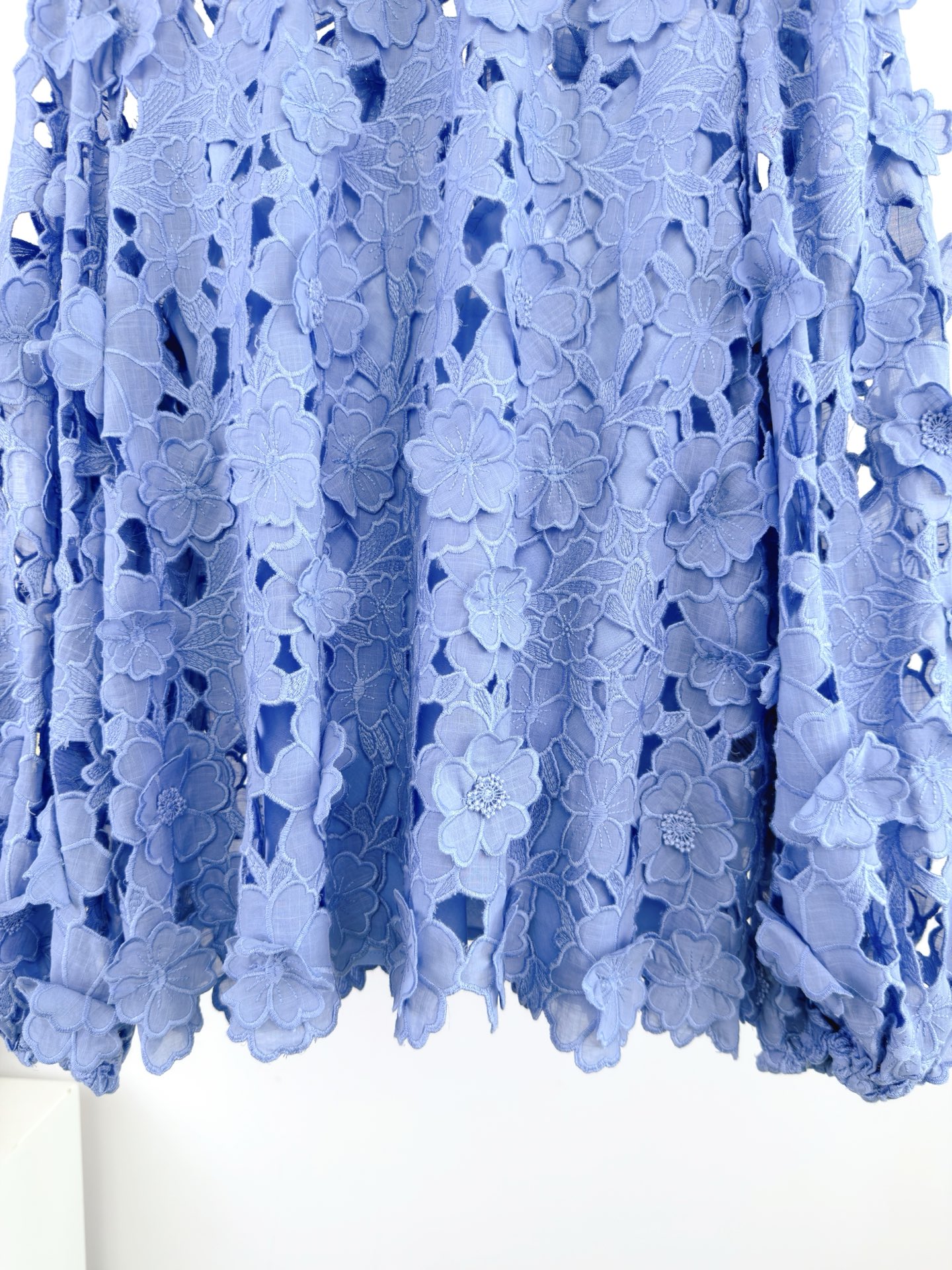Blue Floral Blouse and Camisole Set