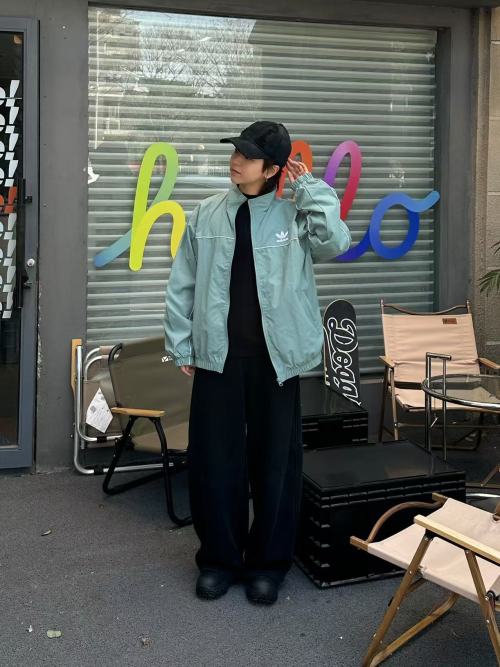 Adidas Trefoil 25ss Baseball Collar Jacket - Stylish & Comfortable 1 Adidas Trefoil 25ss Baseball Collar Jacket - Stylish & Comfortable