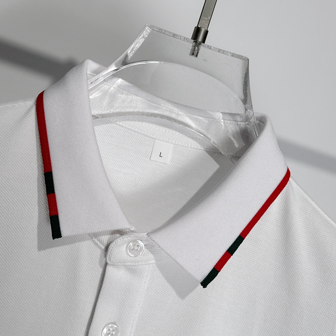 Gu24新款男士翻领短袖Polo衫经典刺绣logo图案可轻松搭配各种风格Polo衫是男士衣橱里不可或缺的