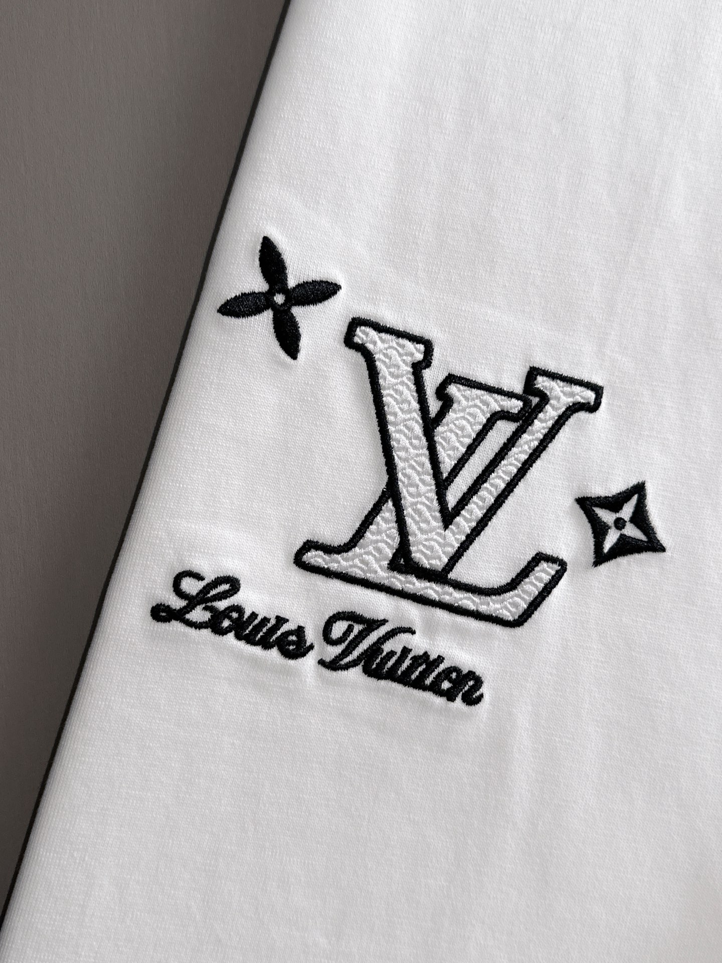  LV 2025春夏 最新款短袖T恤，原标 定制面料，手感柔软，穿着舒适，做工精细.上身效果无敌帅气， 