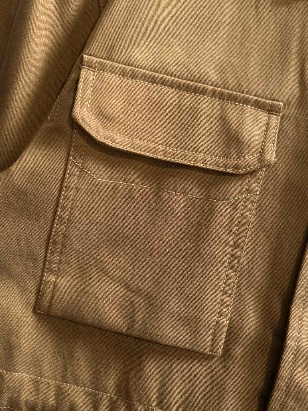 重奢经典！Brioni天丝纯棉混纺多口袋翻领腰部抽绳衬衫式猎装夹克外套！永不落幕的款式可以一直穿，一直经