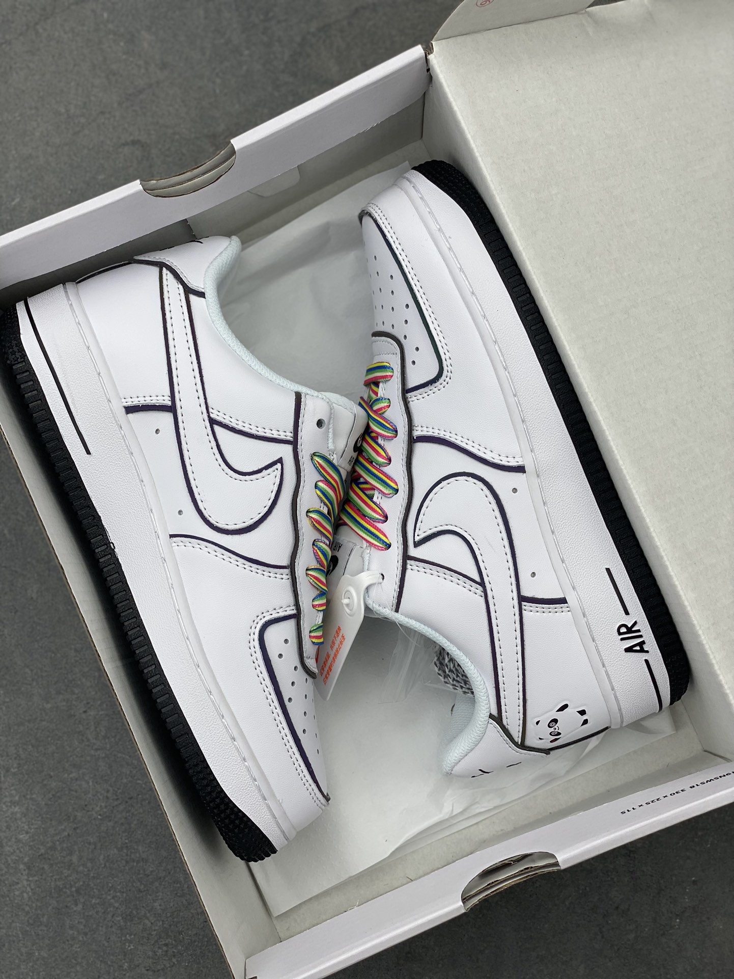 Nike Air Force 1 Low 'Panda' Reflective Casual Sneakers 10 i1723927155 986 2