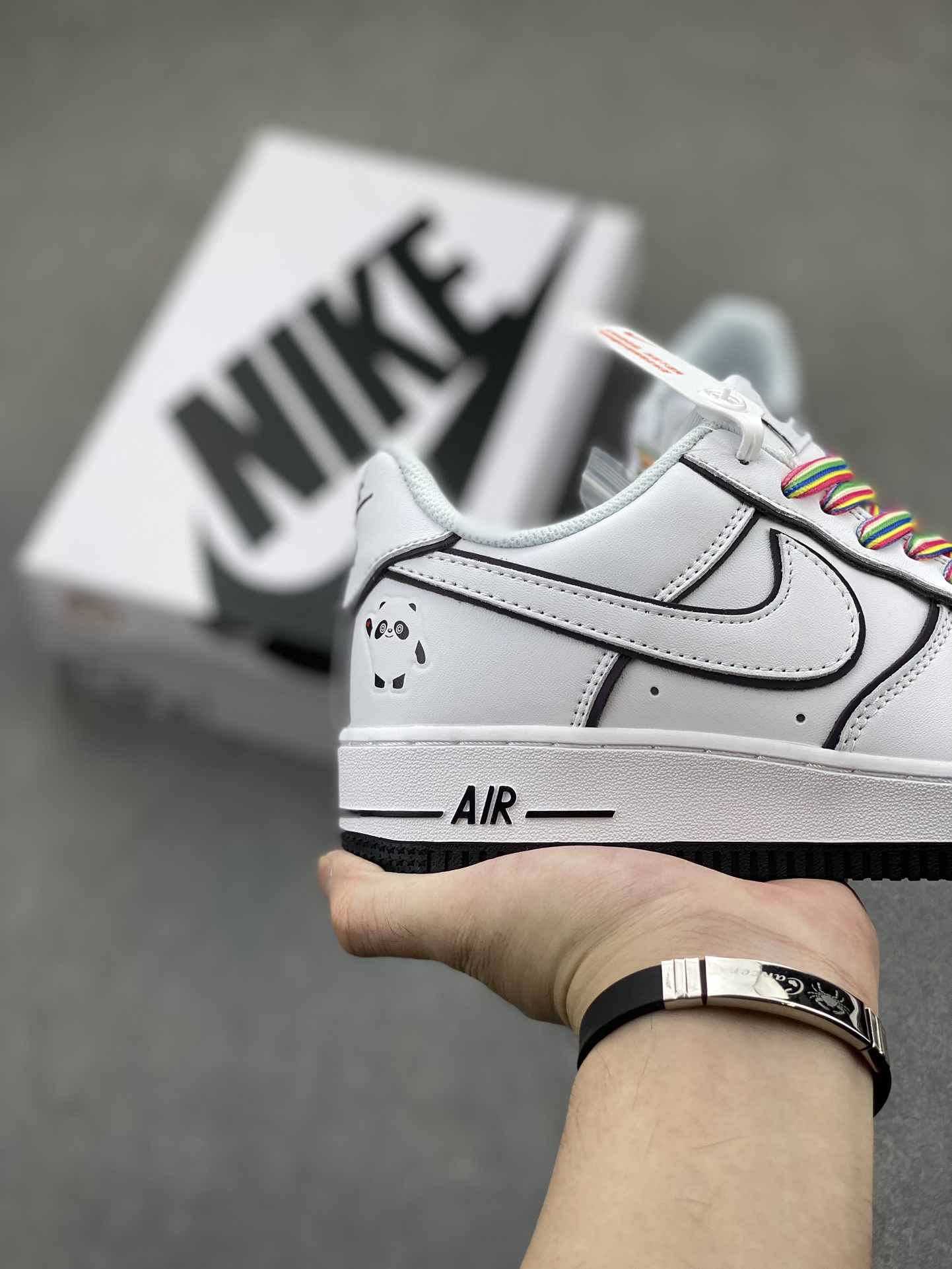 Nike Air Force 1 Low 'Panda' Reflective Casual Sneakers 6 i1723927156 1279 3