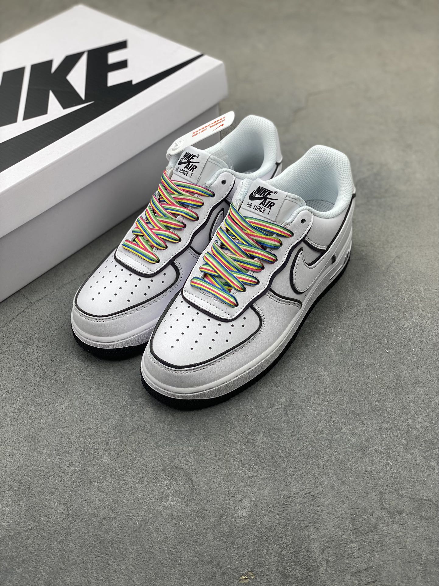 Nike Air Force 1 Low 'Panda' Reflective Casual Sneakers 9 i1723927156 3546 8