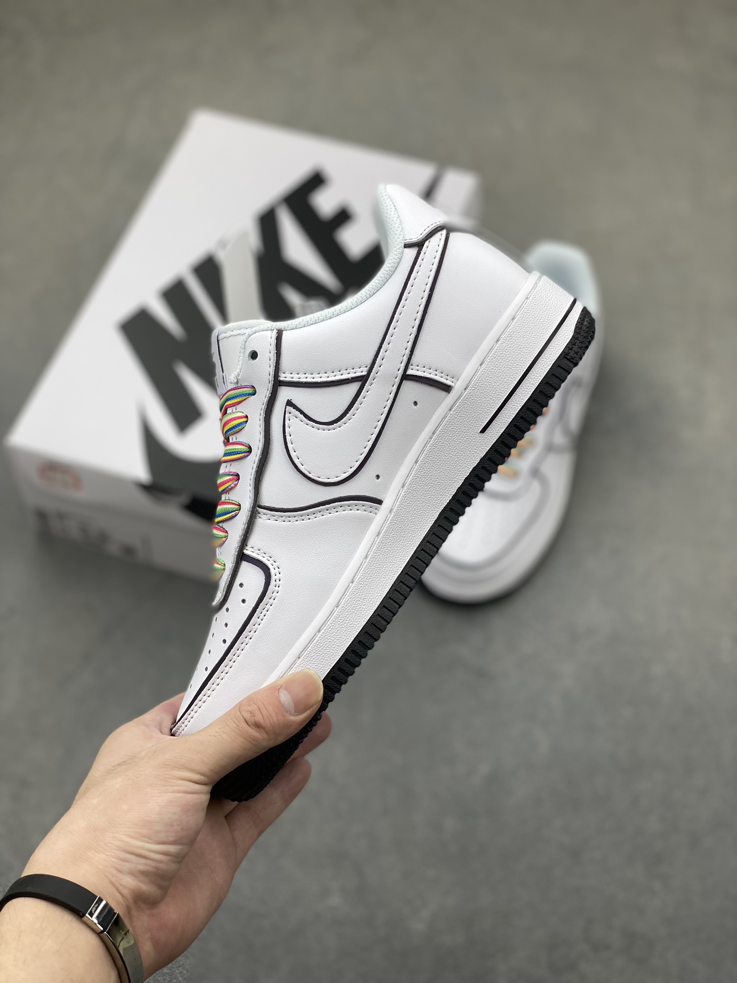 Nike Air Force 1 Low 'Panda' Reflective Casual Sneakers 4 i1723927156 436 5