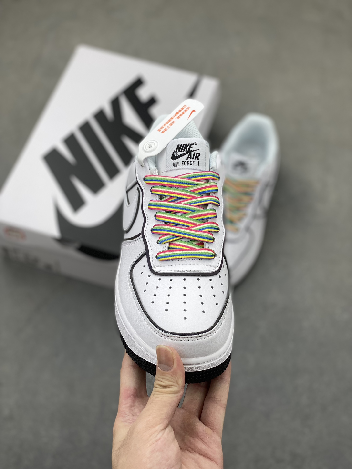 Nike Air Force 1 Low 'Panda' Reflective Casual Sneakers 3 i1723927156 9830 4