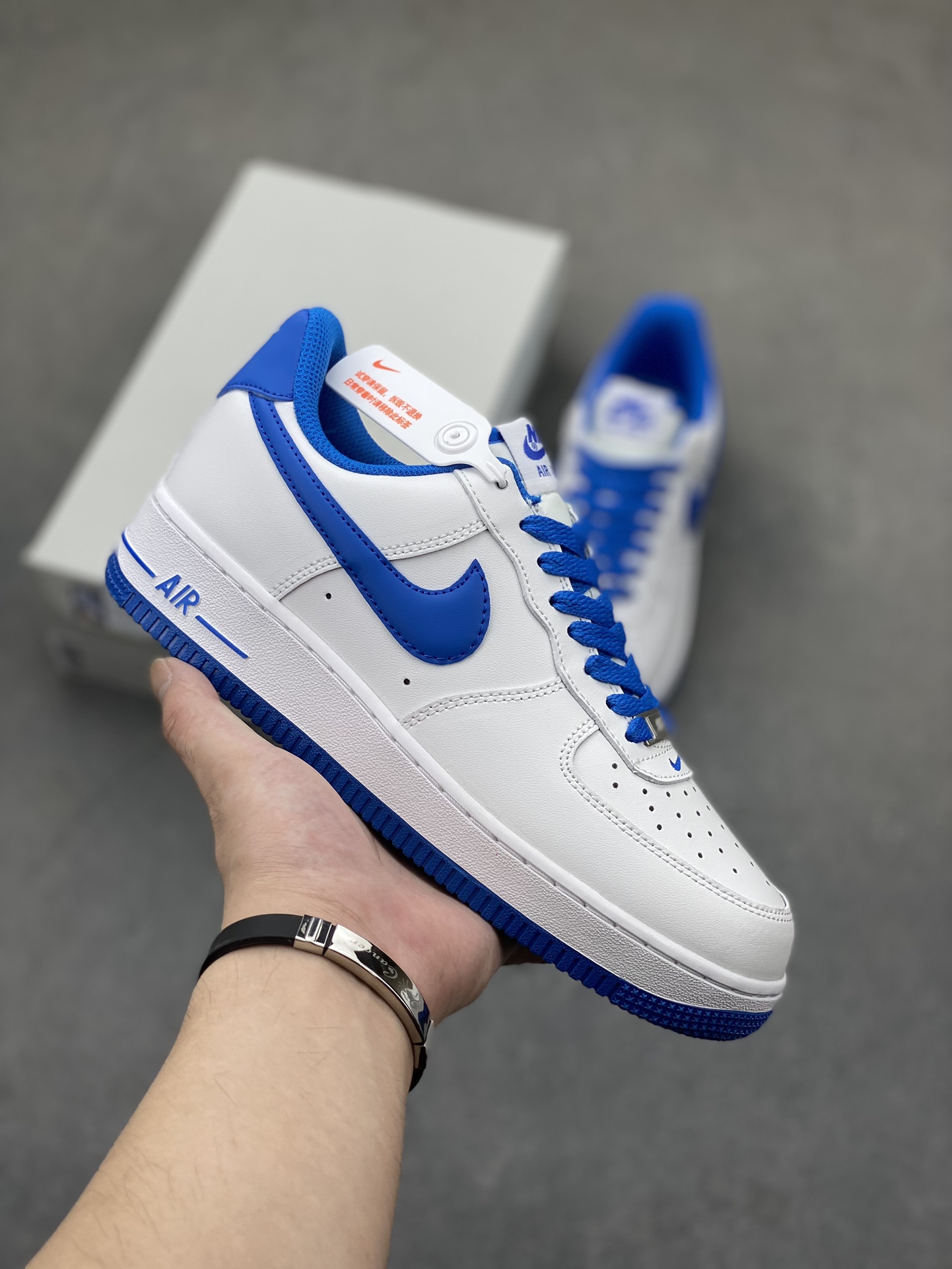 Nike Air Force 1 '07 Low White/Blue Casual Sneakers DH7561-104 2 i1723927277 1280 8