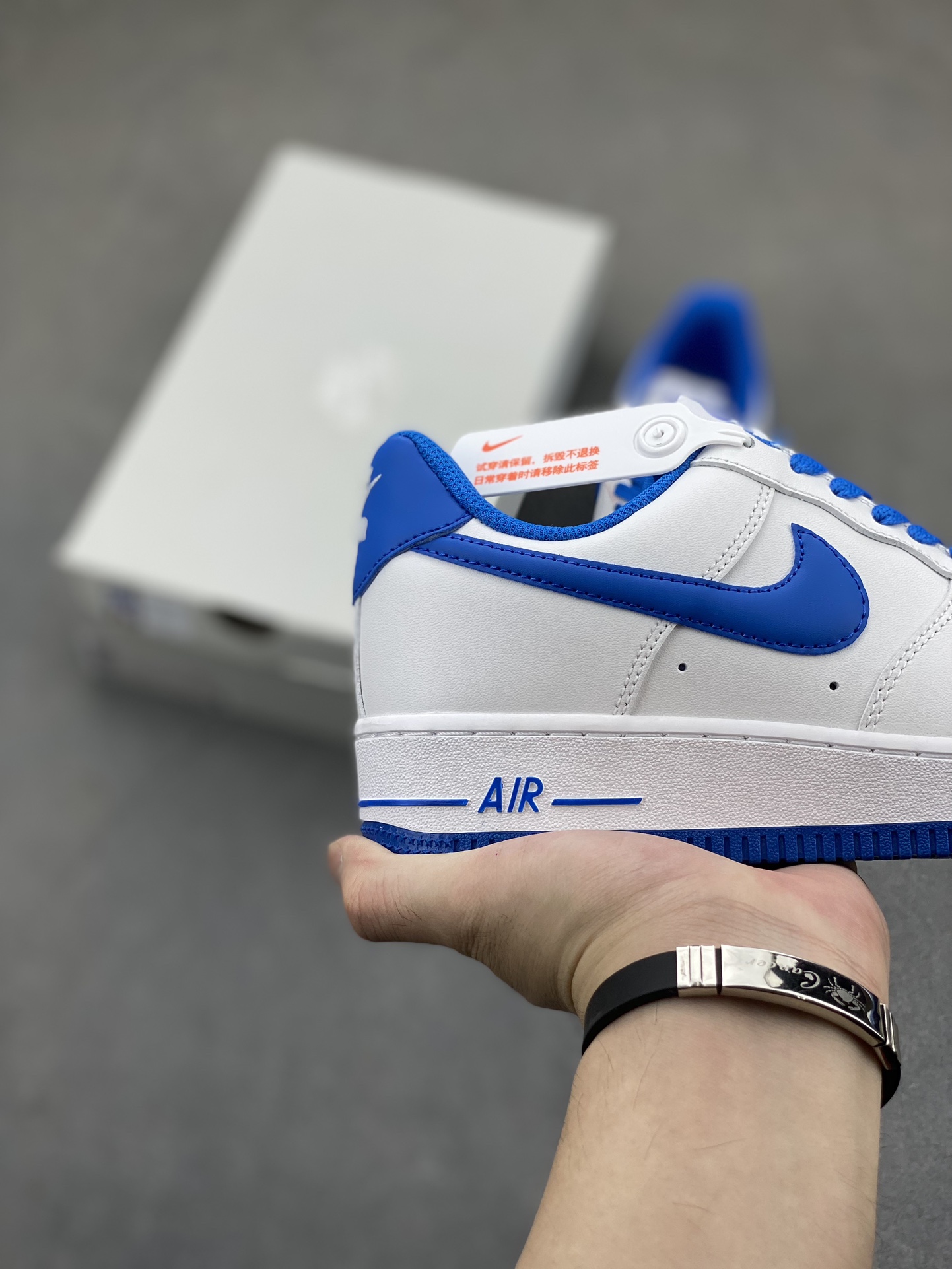 Nike Air Force 1 '07 Low White/Blue Casual Sneakers DH7561-104 6 i1723927277 1593 7