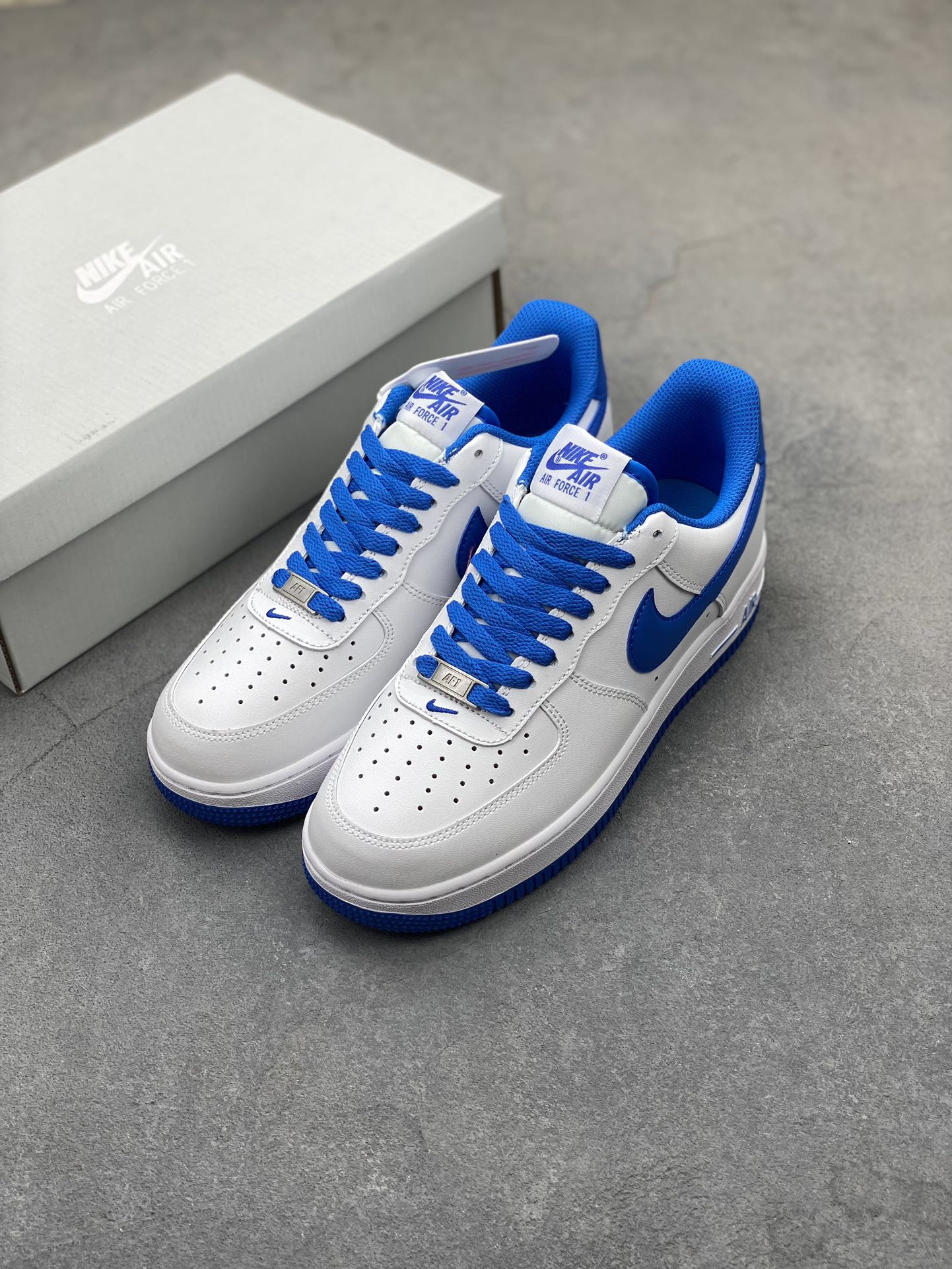 Nike Air Force 1 '07 Low White/Blue Casual Sneakers DH7561-104 9 i1723927277 5307 5
