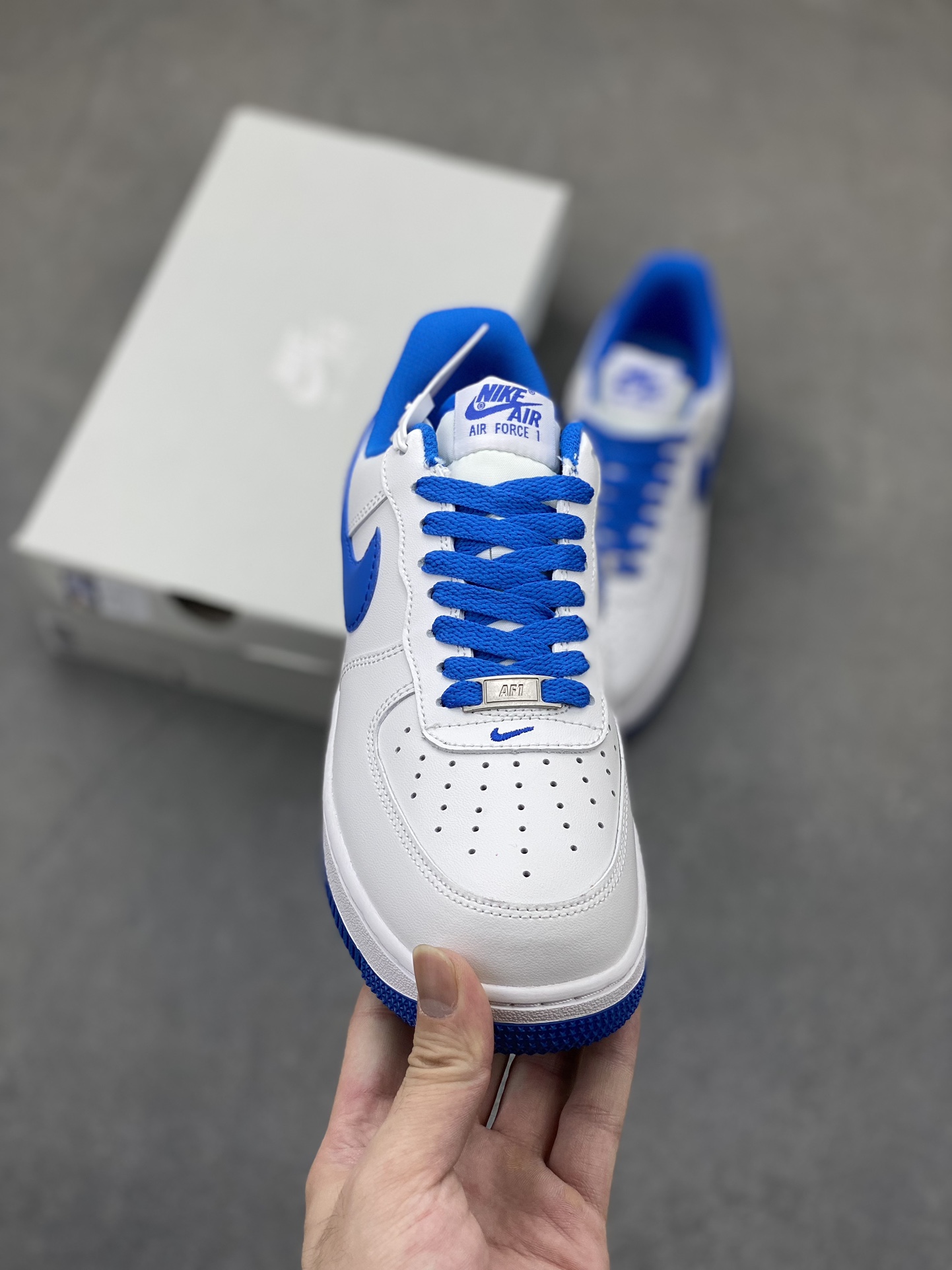 Nike Air Force 1 '07 Low White/Blue Casual Sneakers DH7561-104 3 i1723927277 6882 4