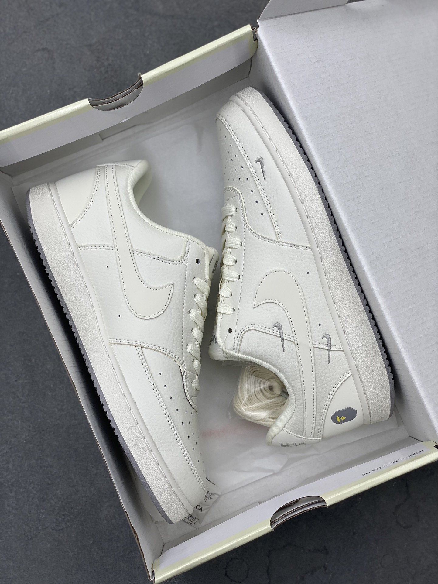 Nike Ebernon Low PRM 'BAPE' Cream Sneakers FD5188-333 - Size 36-45 10 i1723927411 3502 4