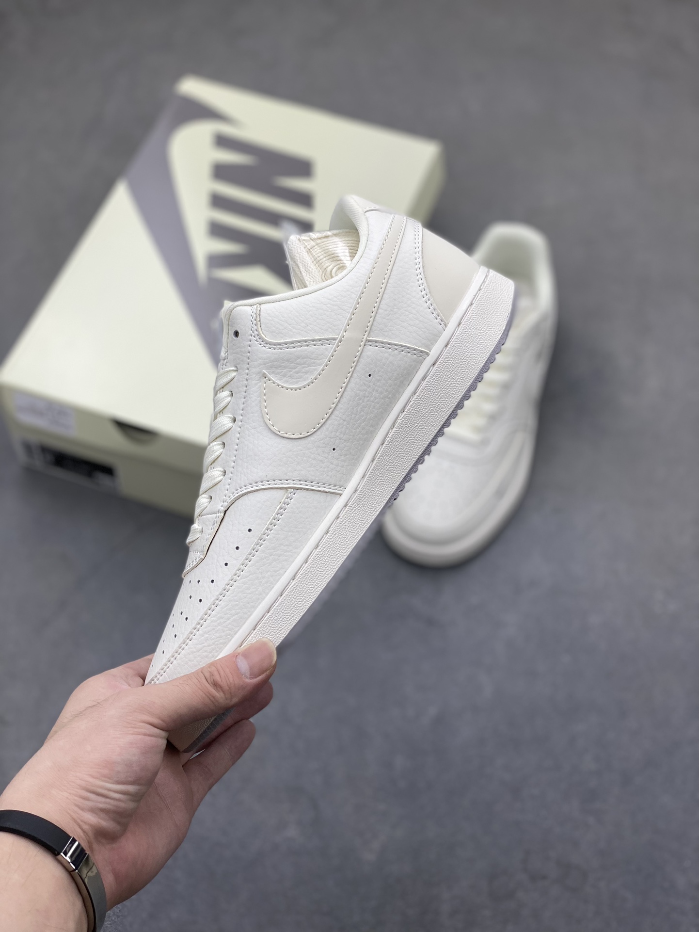 Nike Ebernon Low PRM 'BAPE' Cream Sneakers FD5188-333 - Size 36-45 4 i1723927411 3882 0
