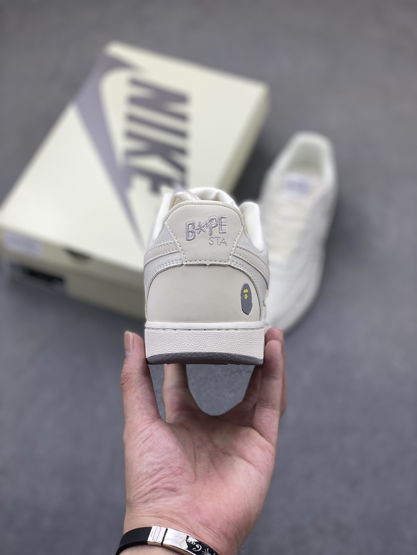 Nike Ebernon Low PRM 'BAPE' Cream Sneakers FD5188-333 - Size 36-45 5 i1723927411 7041 1