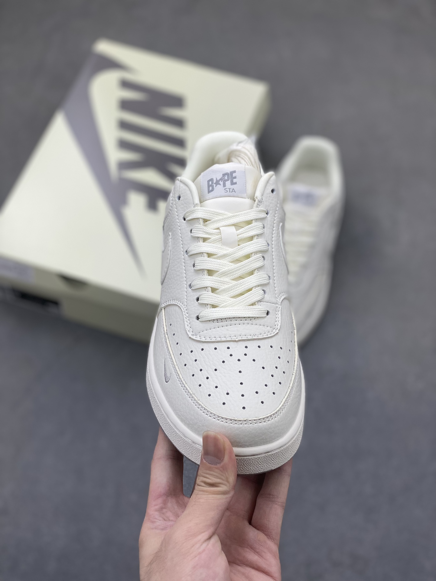 Nike Ebernon Low PRM 'BAPE' Cream Sneakers FD5188-333 - Size 36-45 3 i1723927411 7664 5