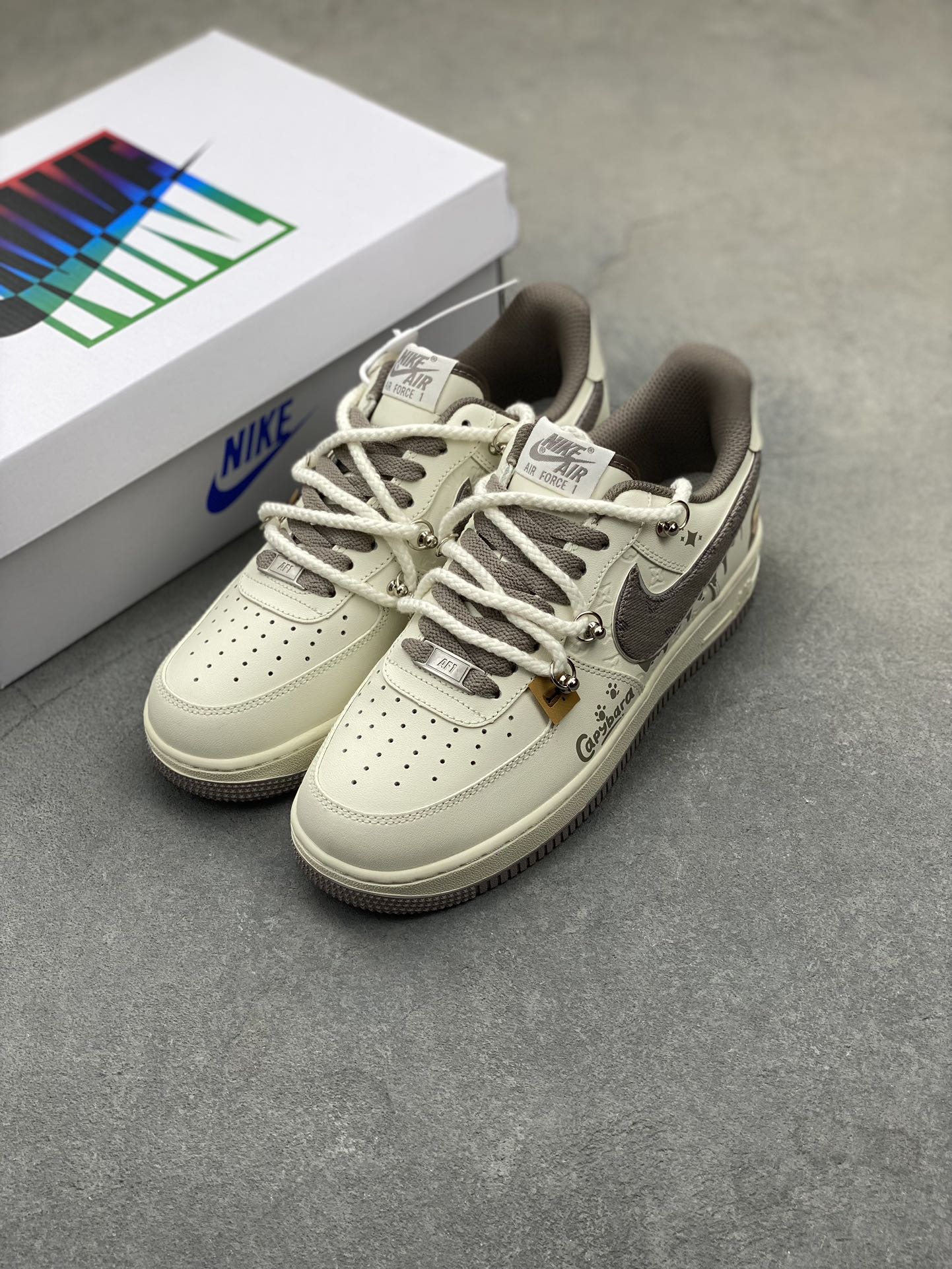 Nike Air Force 1 Low Louis Vuitton Custom Sneakers Designer Style 22 i1724101540 5057 5