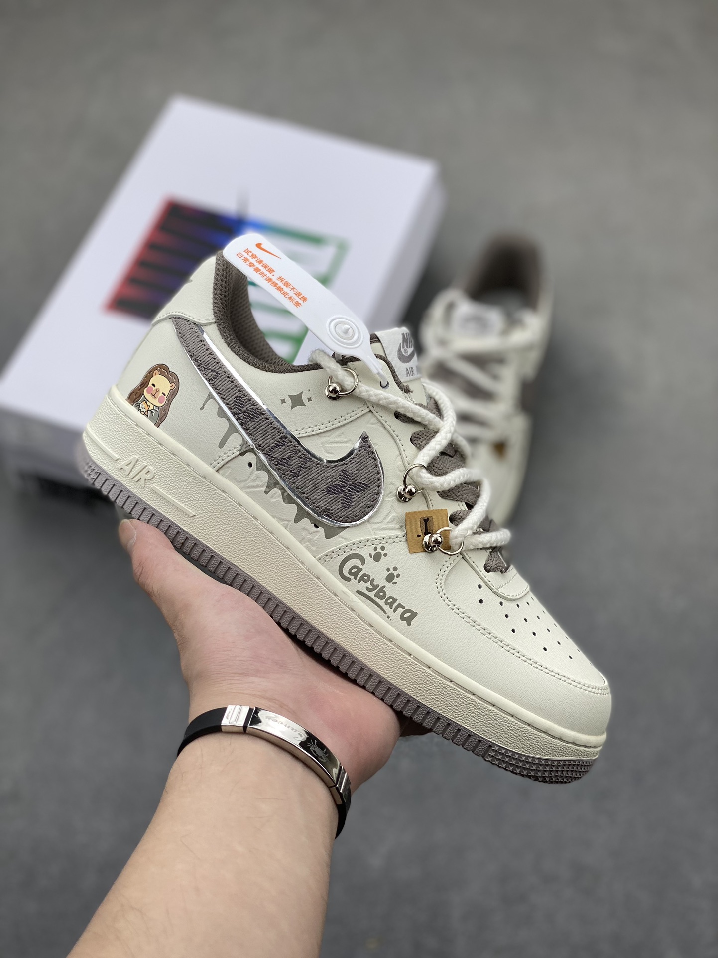 Nike Air Force 1 Low Louis Vuitton Custom Sneakers Designer Style 15 i1724101540 6973 4
