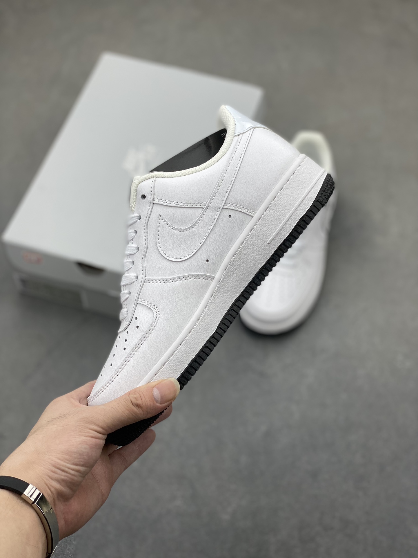 Nike Air Force 1 Low White Black Smiley Face Sneakers - Classic Style 4 i1724960770 1190 0