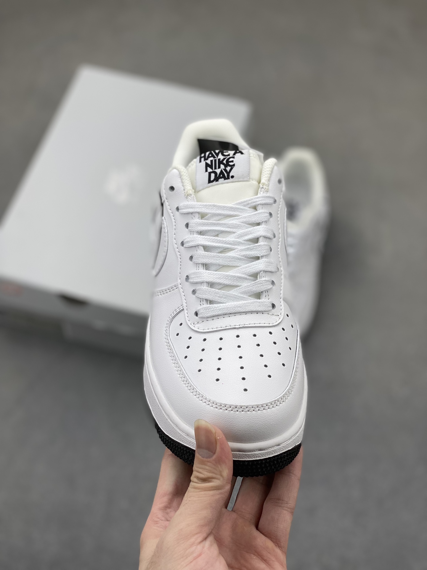 Nike Air Force 1 Low White Black Smiley Face Sneakers - Classic Style 3 i1724960770 8157 0