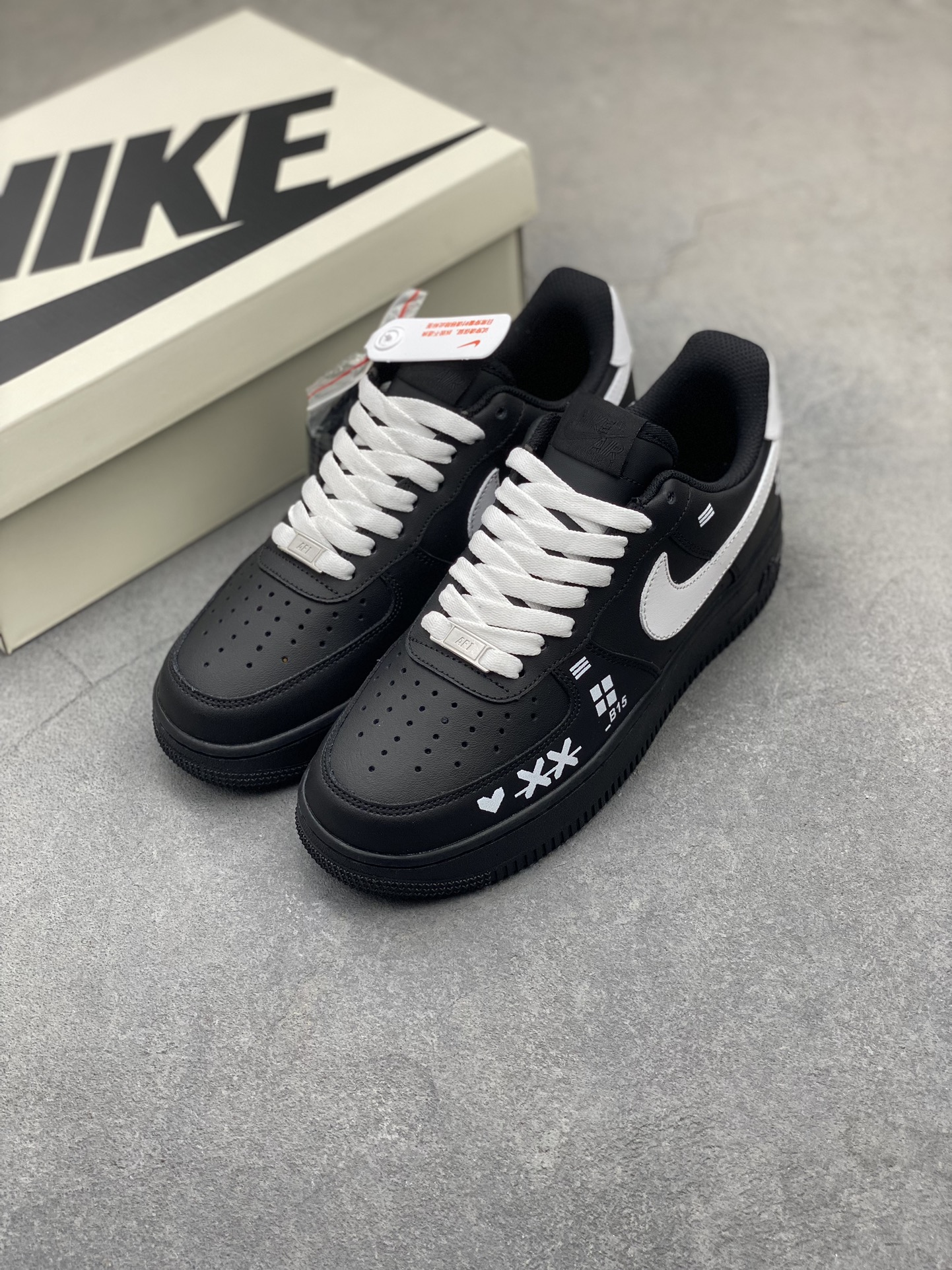 Nike Air Force 1 Low Black/White Sneakers CW2288-018 9 i1724961122 1600 0