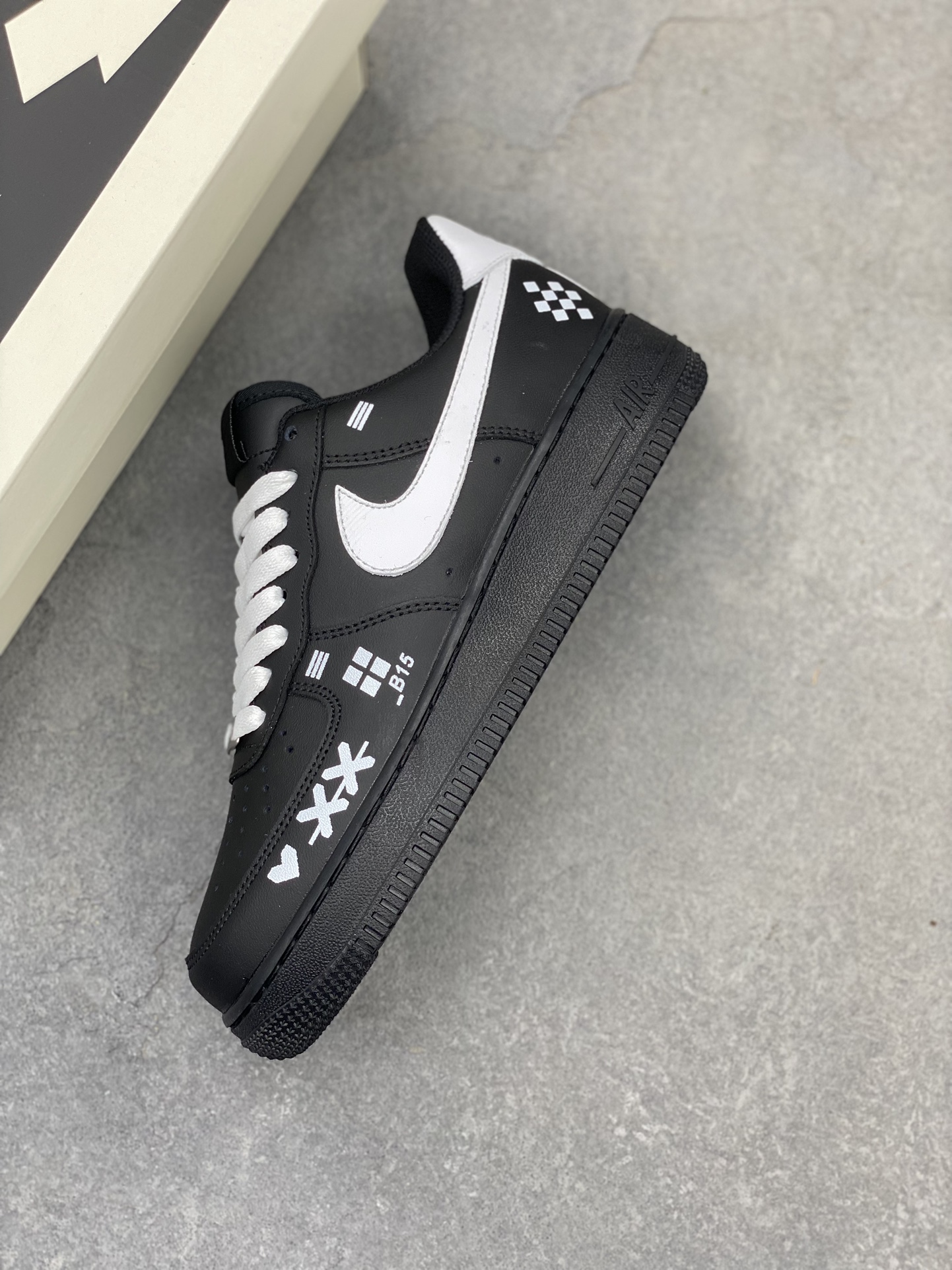 Nike Air Force 1 Low Black/White Sneakers CW2288-018 8 i1724961123 4900 0