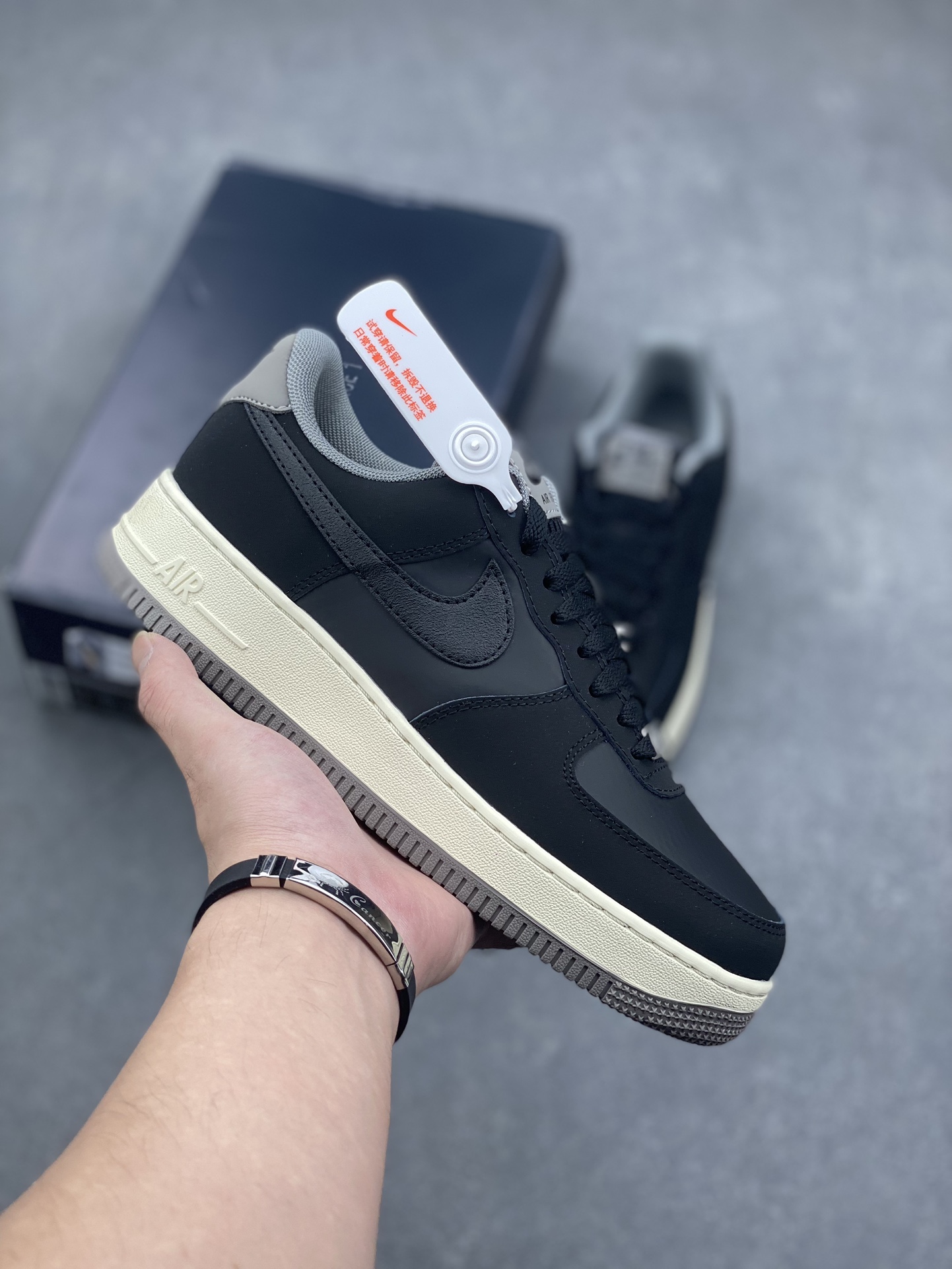 Nike Air Force 1 Low '07 "Dark Pewter" Black Sneakers - Classic Style 2 i1728845982 1753 0