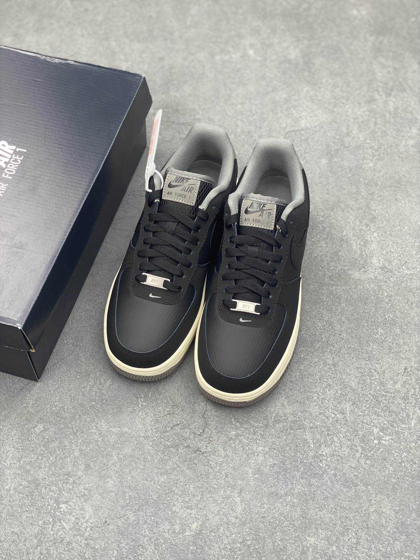 Nike Air Force 1 Low '07 "Dark Pewter" Black Sneakers - Classic Style 9 i1728845982 4214 0