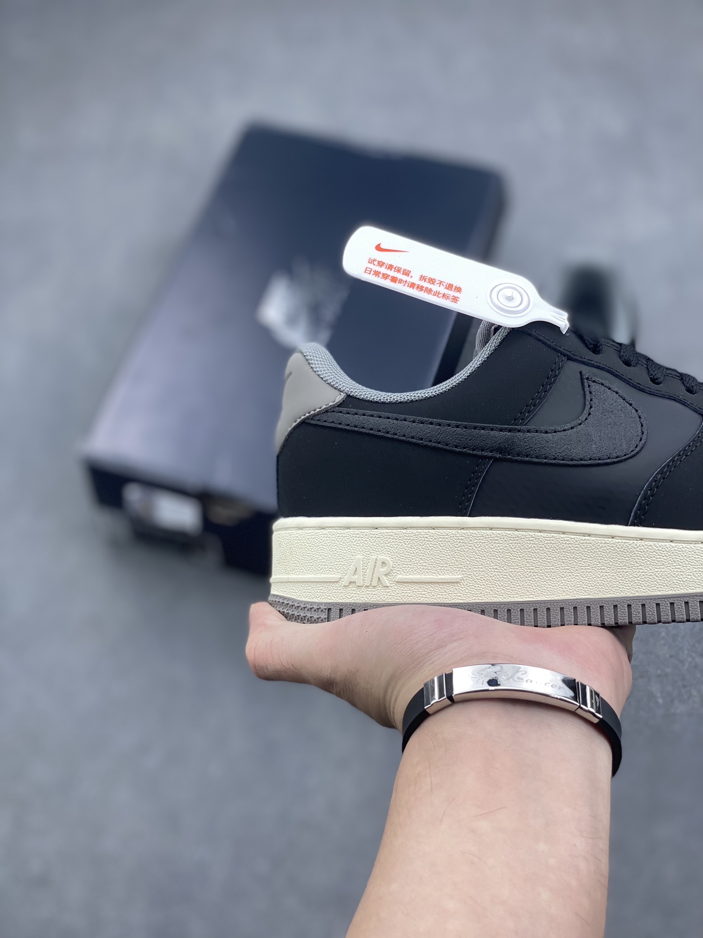 Nike Air Force 1 Low '07 "Dark Pewter" Black Sneakers - Classic Style 6 i1728845982 8522 0