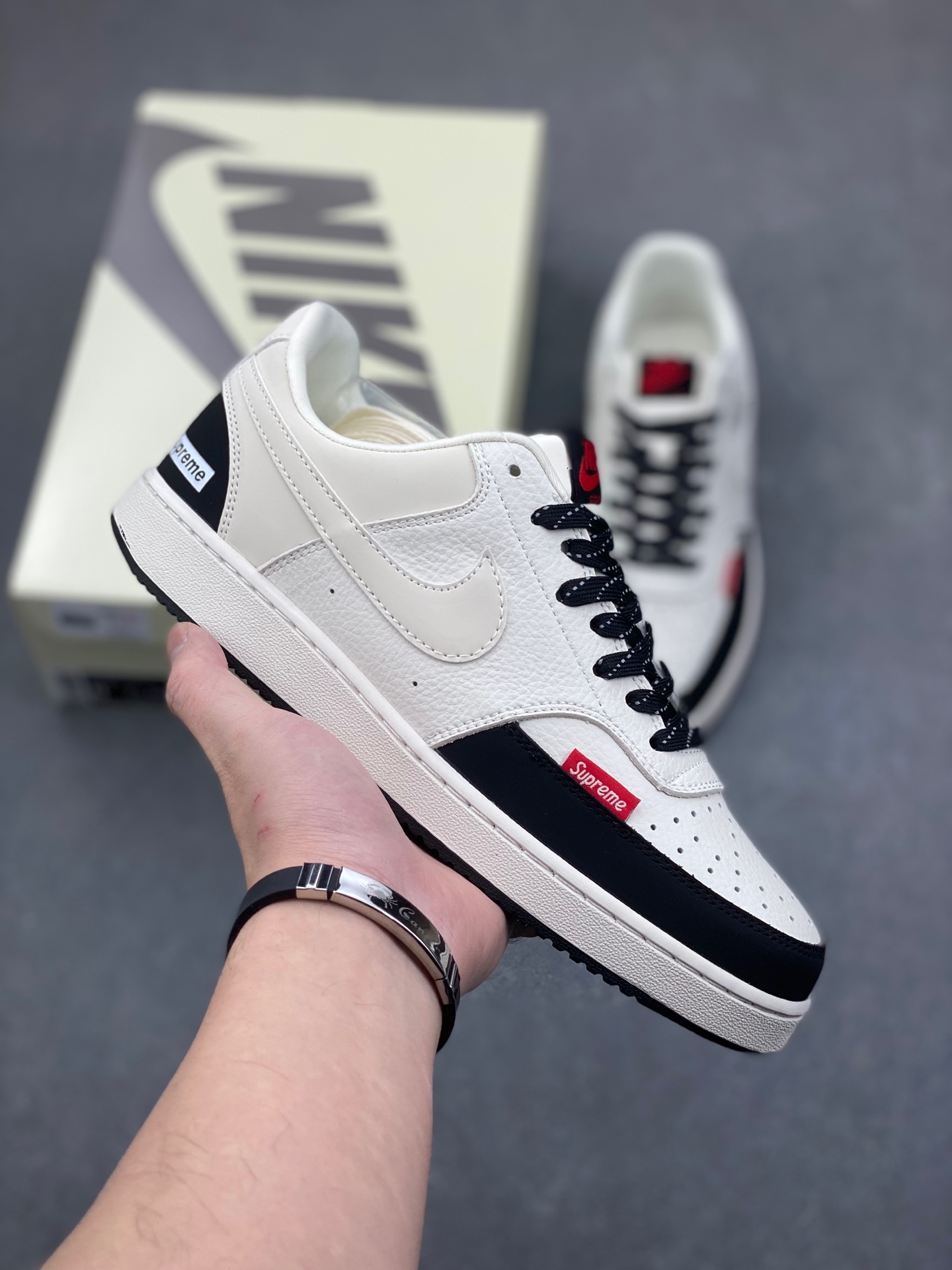 Nike Ebernon Low PRM Sneakers - Supreme Collaboration, Comfortable and Stylish 1 i1736369076499 8278 0 0