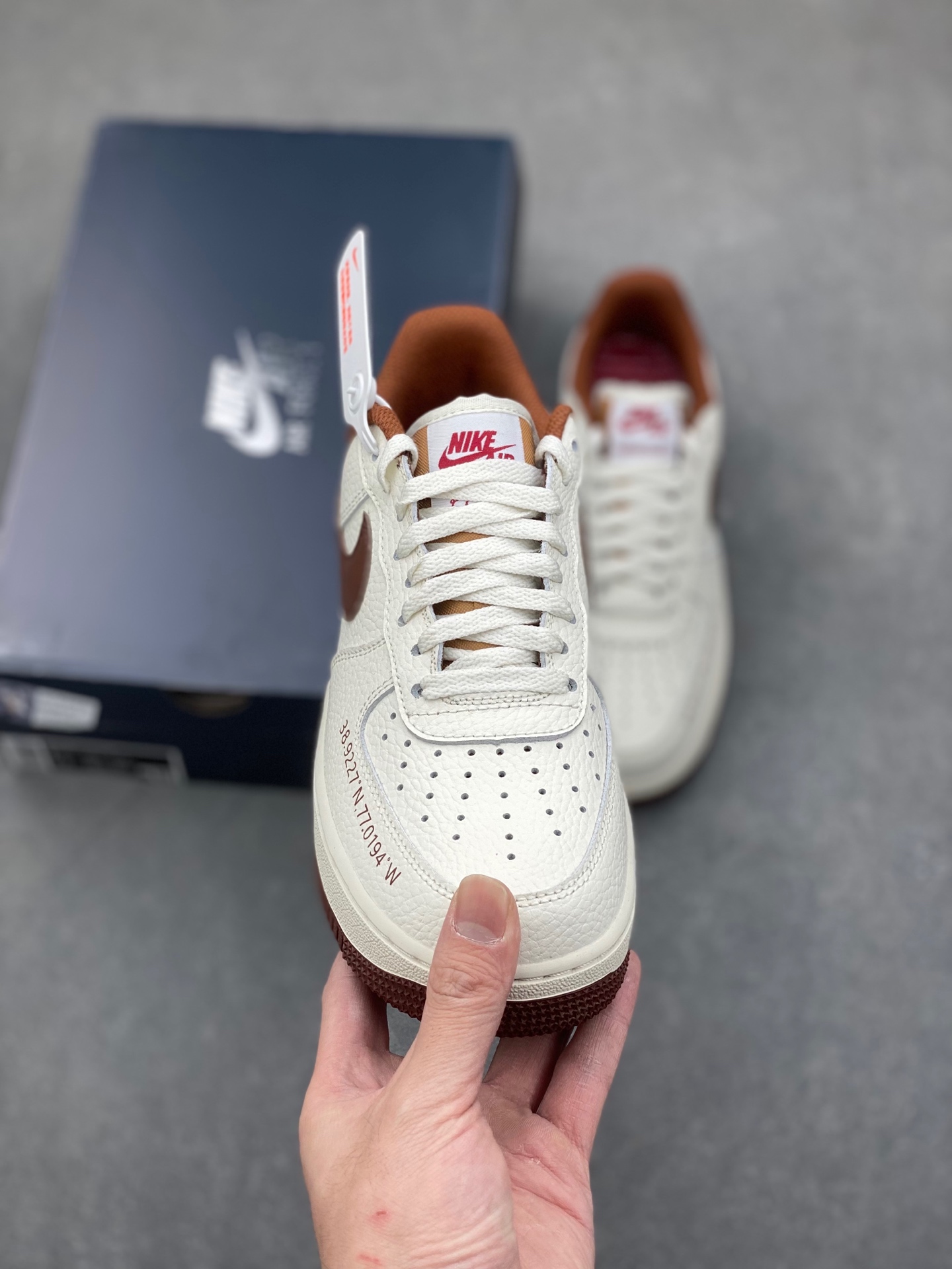 Nike Air Force 1 '07 Low Brown Bascketball Shoes HQ7027-100 3 i1736369149404 6378 0 1