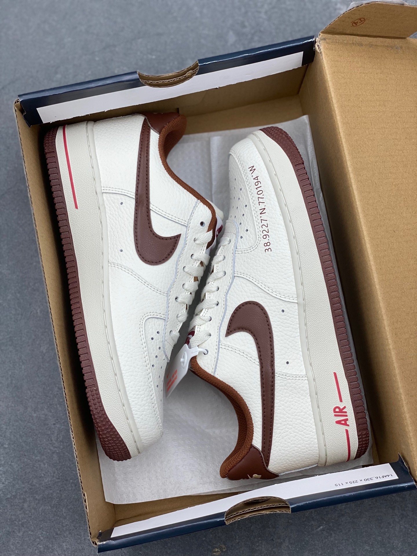 Nike Air Force 1 '07 Low Brown Bascketball Shoes HQ7027-100 10 i1736369150558 5532 0 8