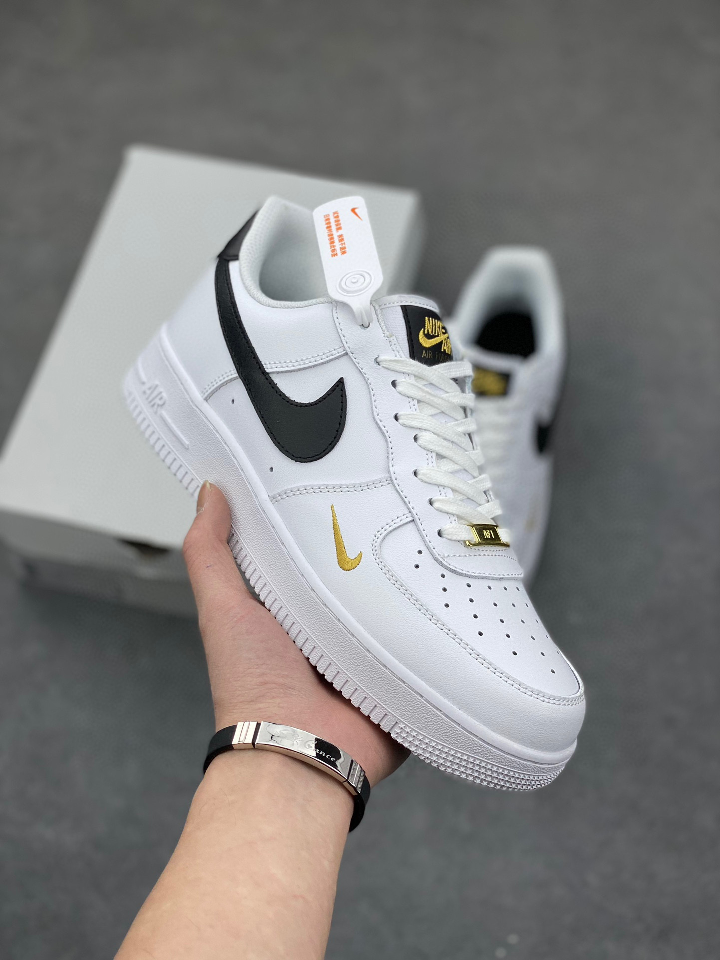 Nike Air Force 1 Low White/Black Casual Sneakers - Iconic Style & Comfort 2 i1742836945788 879 0 0