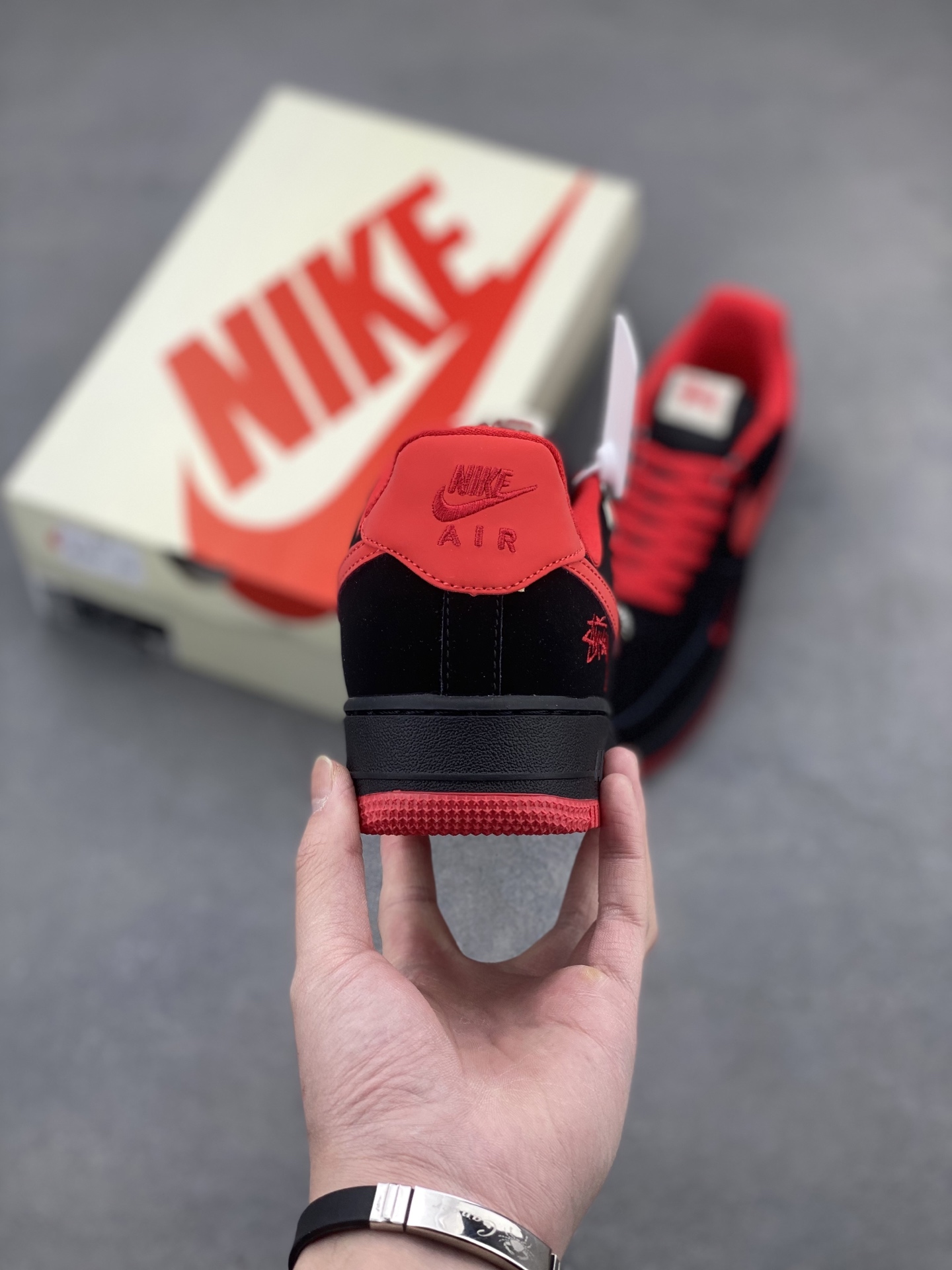 Nike Air Force 1 '07 Low Black/Red Limited Edition Sneakers - DF0188-044 5 i1743436844792 4372 0 3
