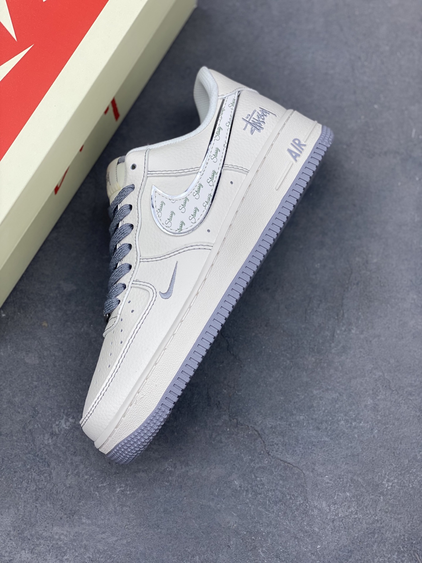 Nike Air Force 1 '07 Low Stussy Fossil Stone - Limited Edition Sneakers 8 i1743436963289 1673 0 6