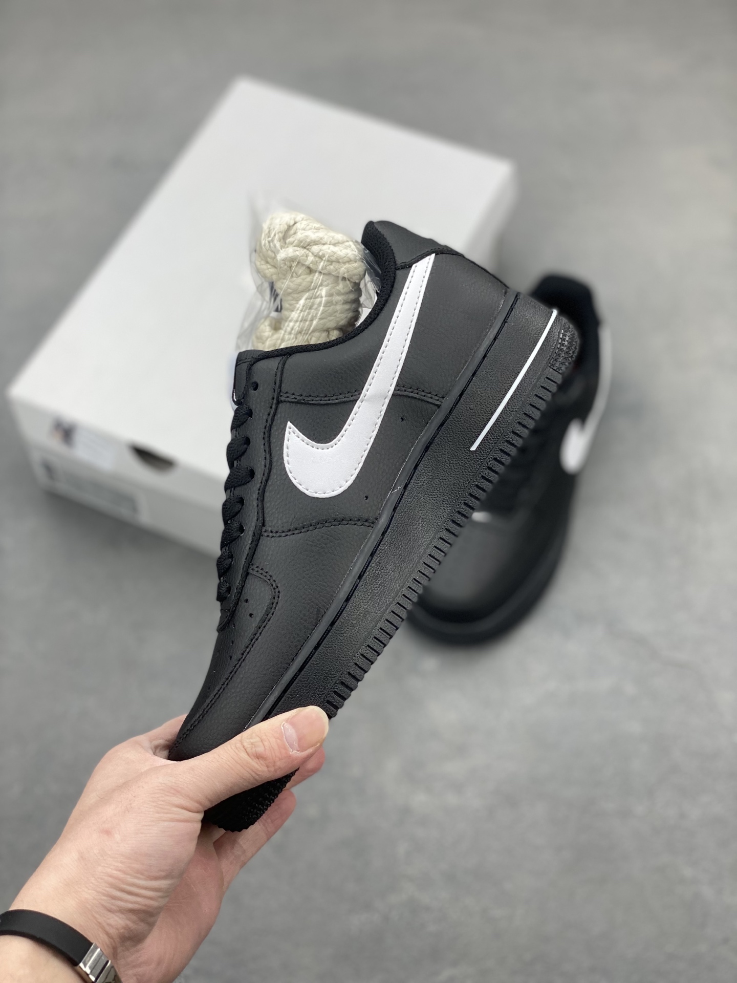 Nike Air Force 1 '07 Black/White Men's Sneakers Size 35.5-45 HV6359-001 4 i1743437178471 6823 0 2