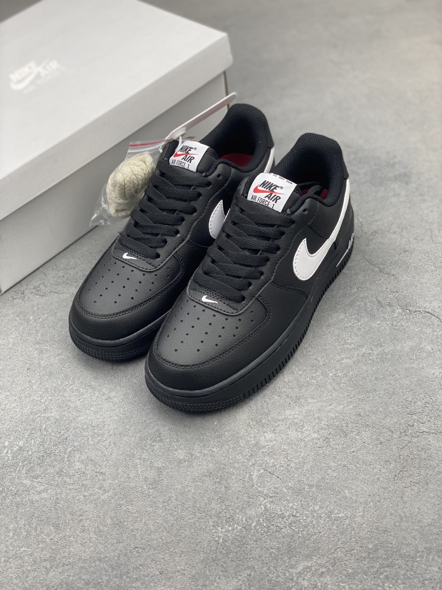 Nike Air Force 1 '07 Black/White Men's Sneakers Size 35.5-45 HV6359-001 9 i1743437193844 1266 0 7