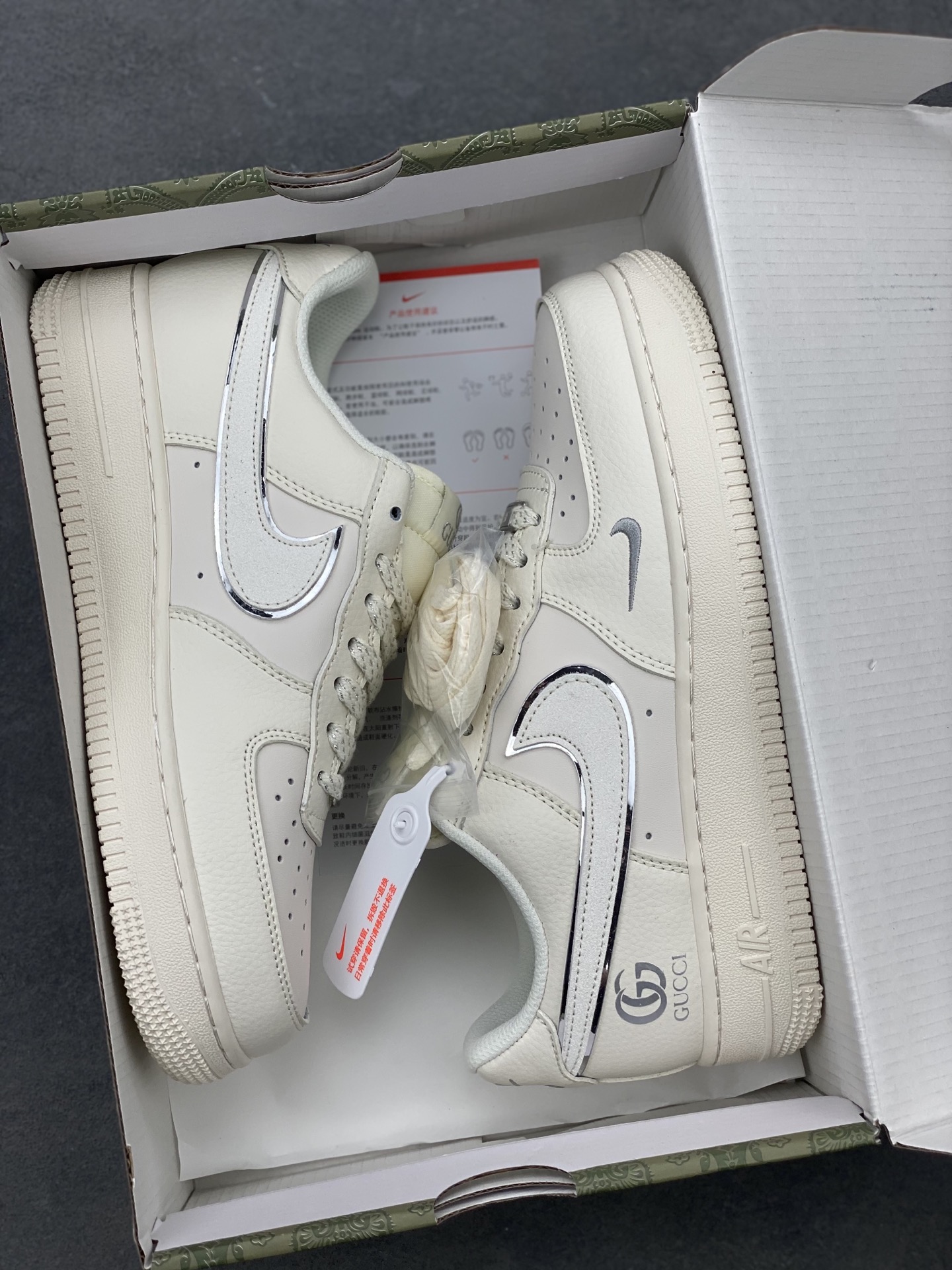 Nike Air Force 1 '07 Low Cream White Custom Sneakers 10 i1743437218148 6096 0 8