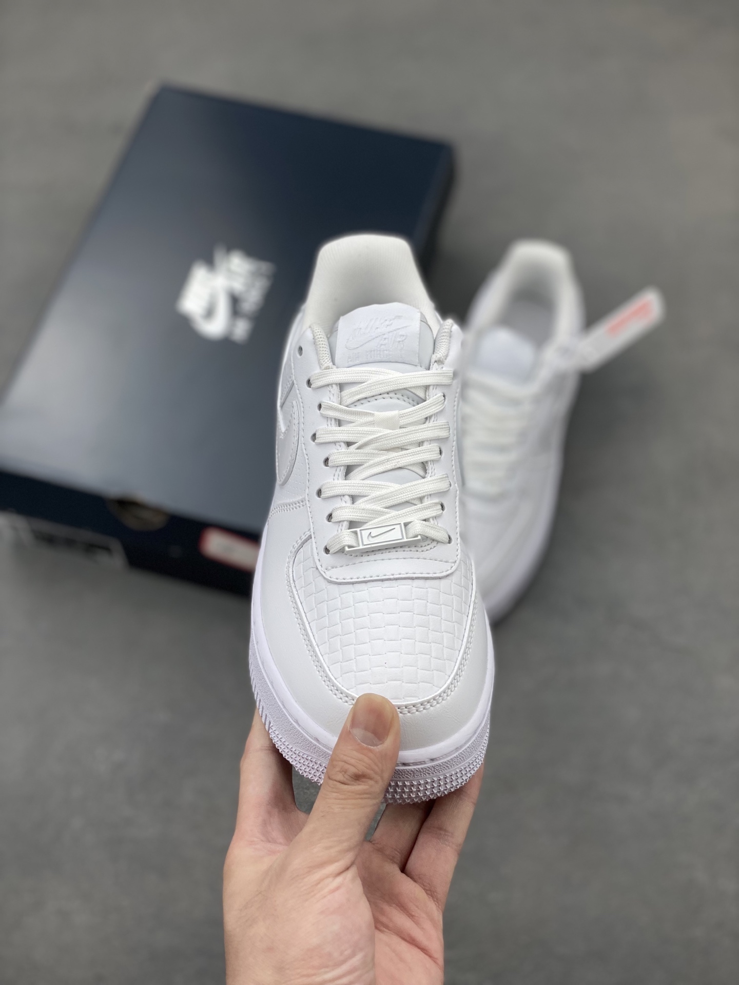 Nike Air Force 1 '07 Low White Crocodile Embossed Leather Sneakers 3 i1749140690860 3593 0 1