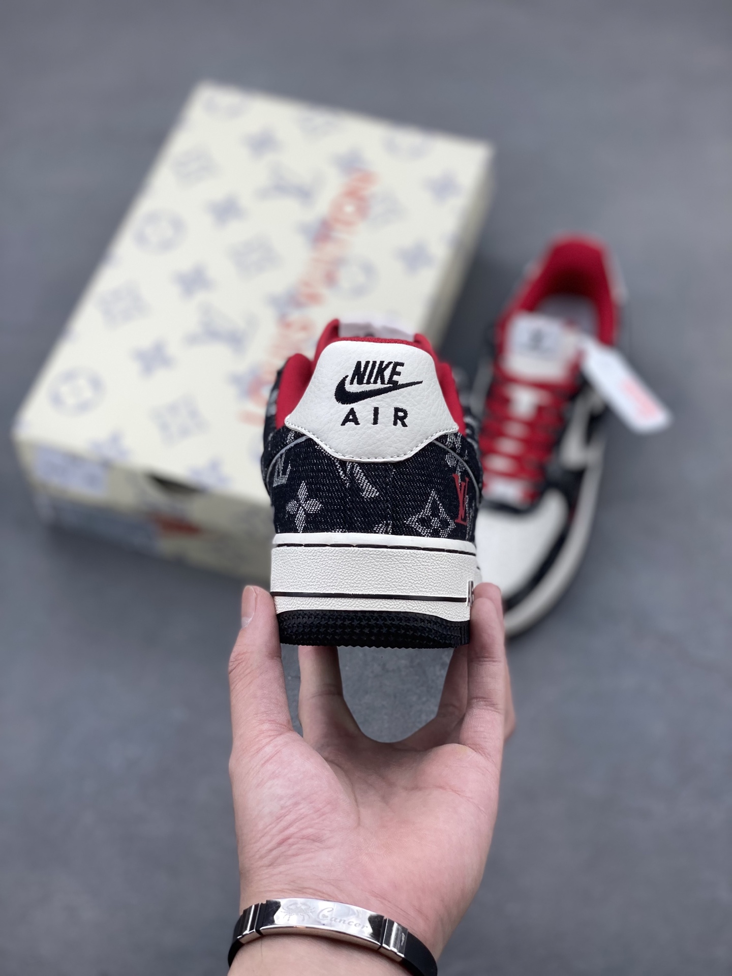 Nike Air Force 1 Low Custom Louis Vuitton Sneakers, Limited Edition 5 i1749140798097 7959 0 3