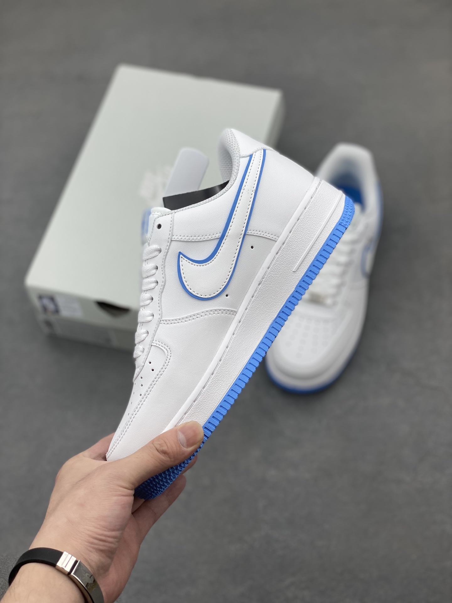 Nike Air Force 1 Low White Blue DV0788-101 - Perfect Shoe, Great Value 4 i1749140895594 7754 0 2