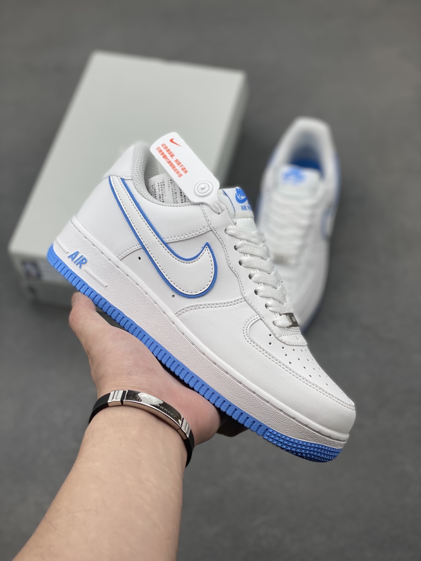 Nike Air Force 1 Low White Blue DV0788-101 - Perfect Shoe, Great Value 2 i1749140898900 31 0 0