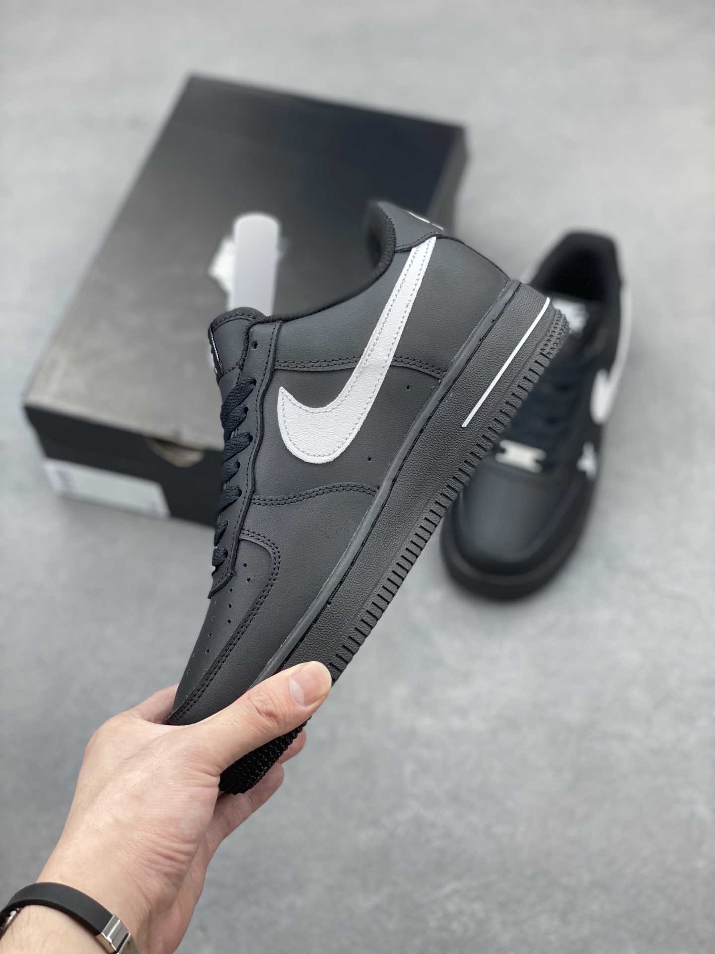 Nike Air Force 1 Low Black Custom Sneakers Designer Limited Edition 4 i1749410123592 1911 0 2