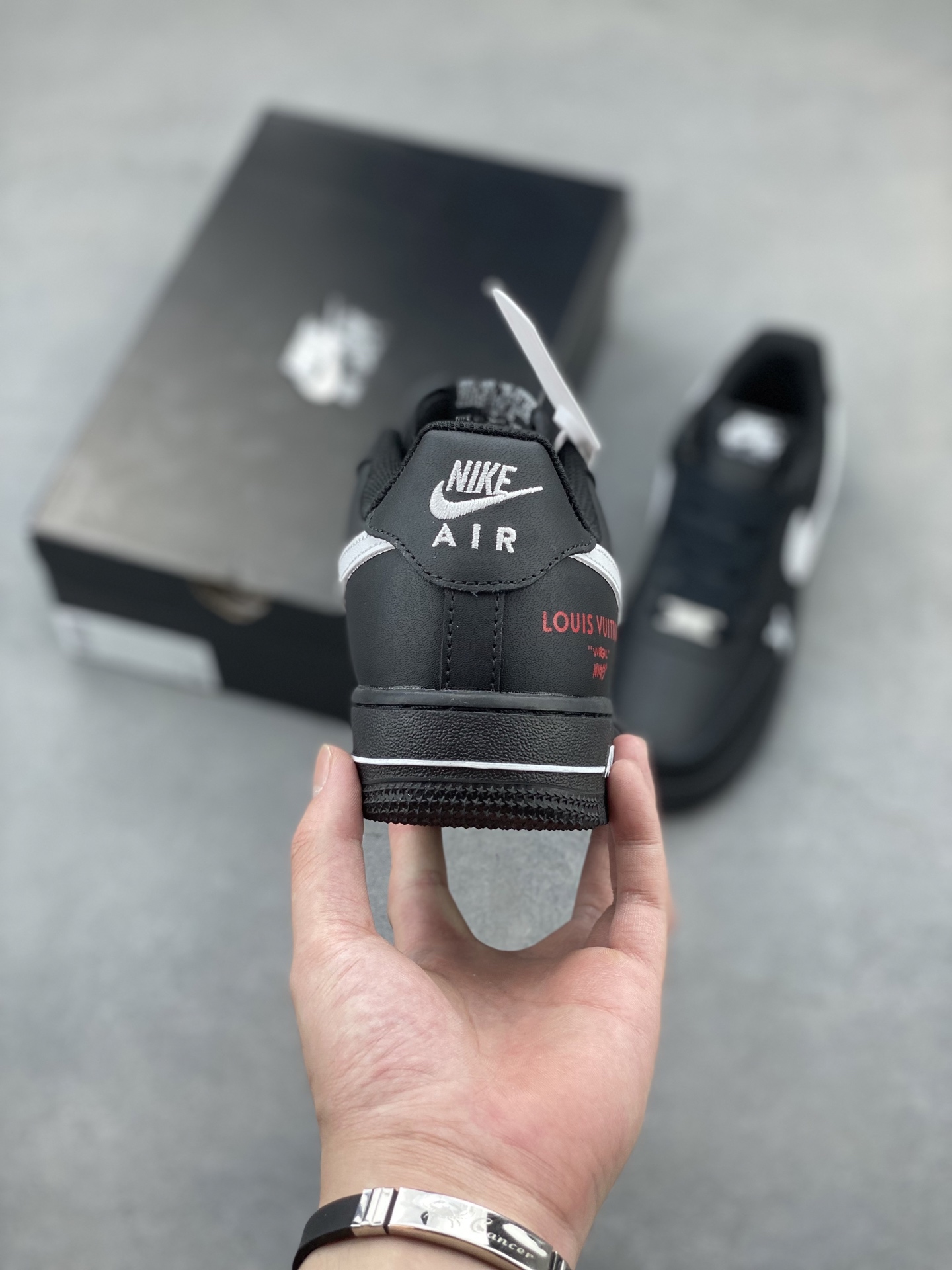Nike Air Force 1 Low Black Custom Sneakers Designer Limited Edition 5 i1749410131058 8039 0 3