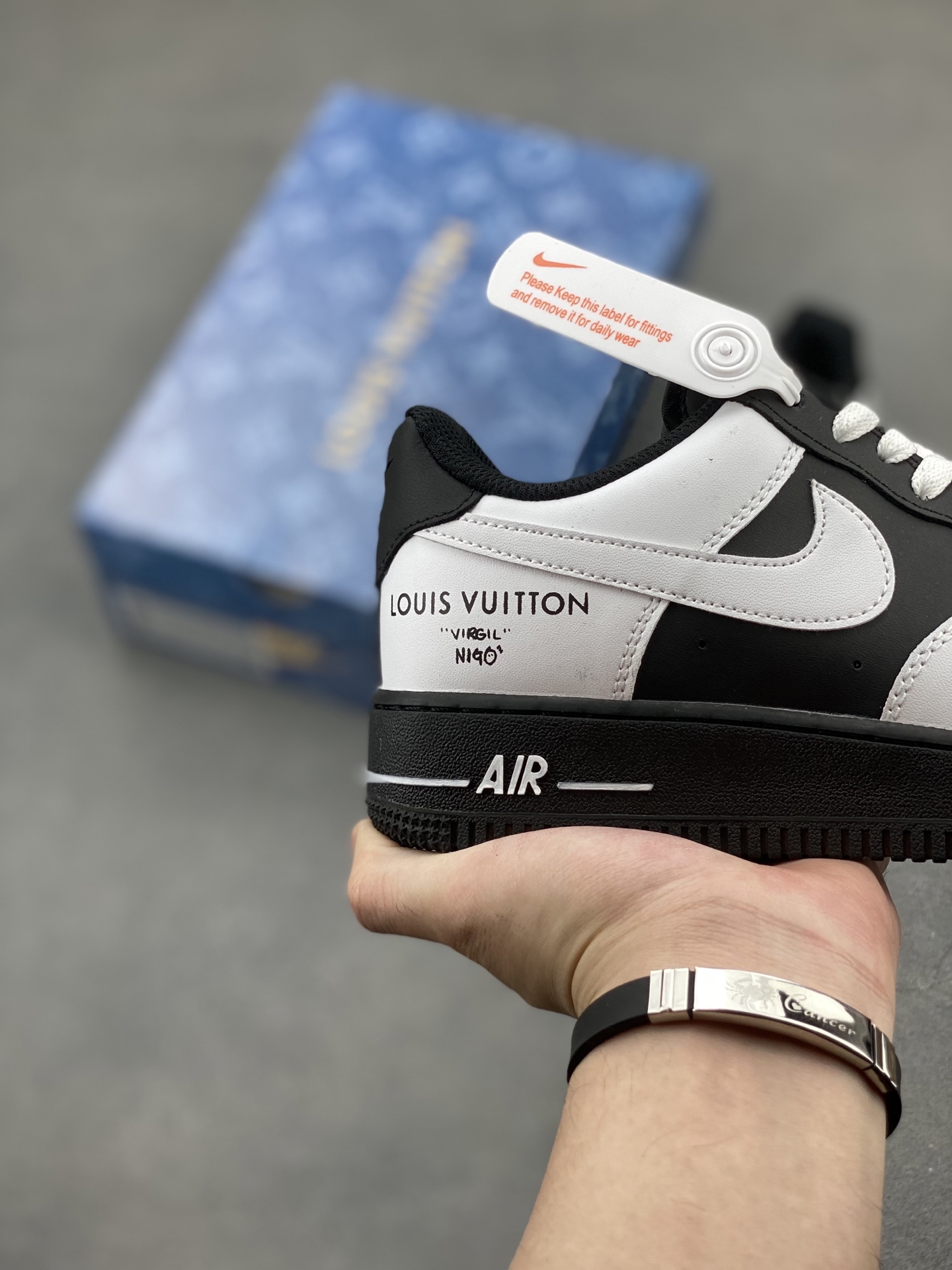 Nike Air Force 1 '07 Low Black/White Custom Sneakers - Limited Edition 6 i1749410183195 9880 0 4