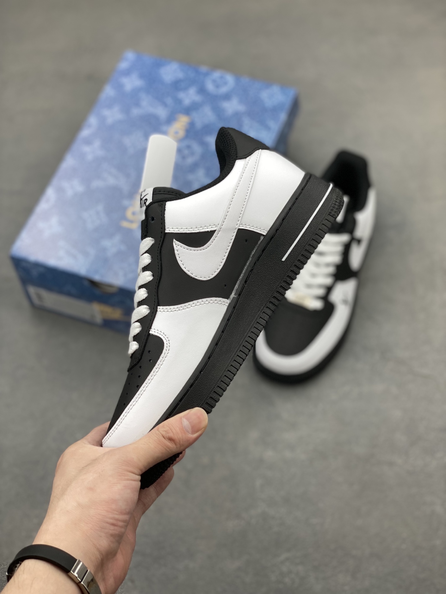 Nike Air Force 1 '07 Low Black/White Custom Sneakers - Limited Edition 4 i1749410197700 7661 0 2